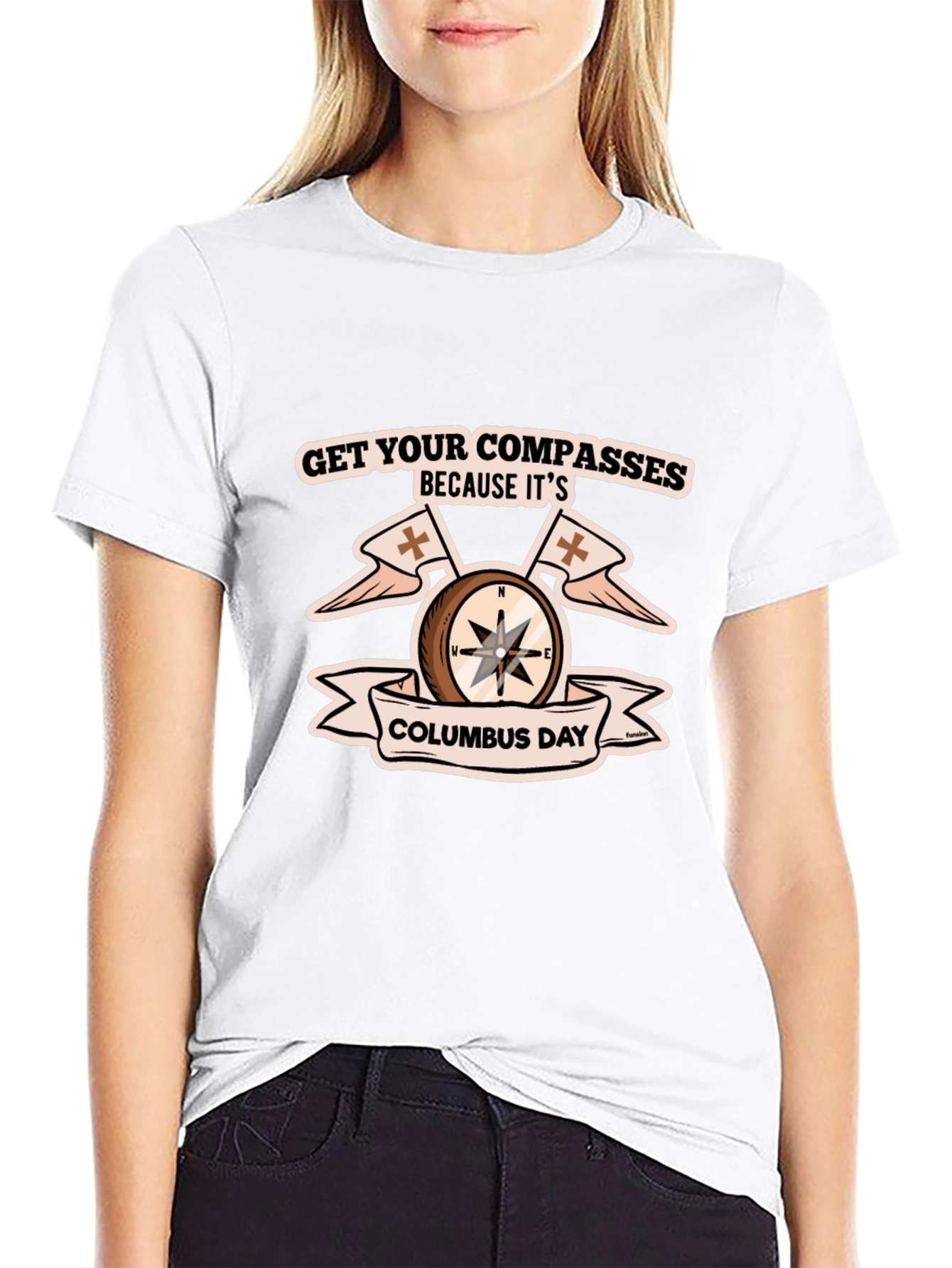 Columbus Day Compass T-Shirt
