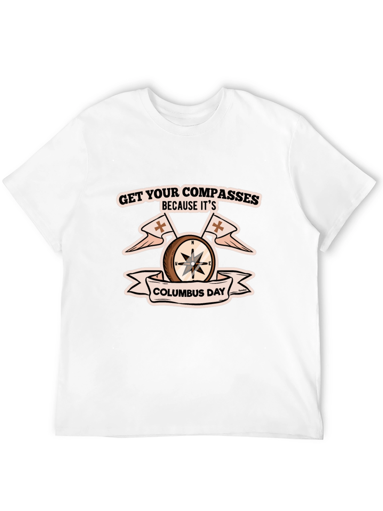 Columbus Day Compass T-Shirt