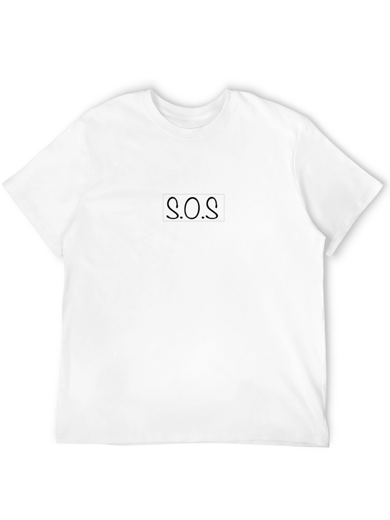 SOS Minimalist Black T-Shirt