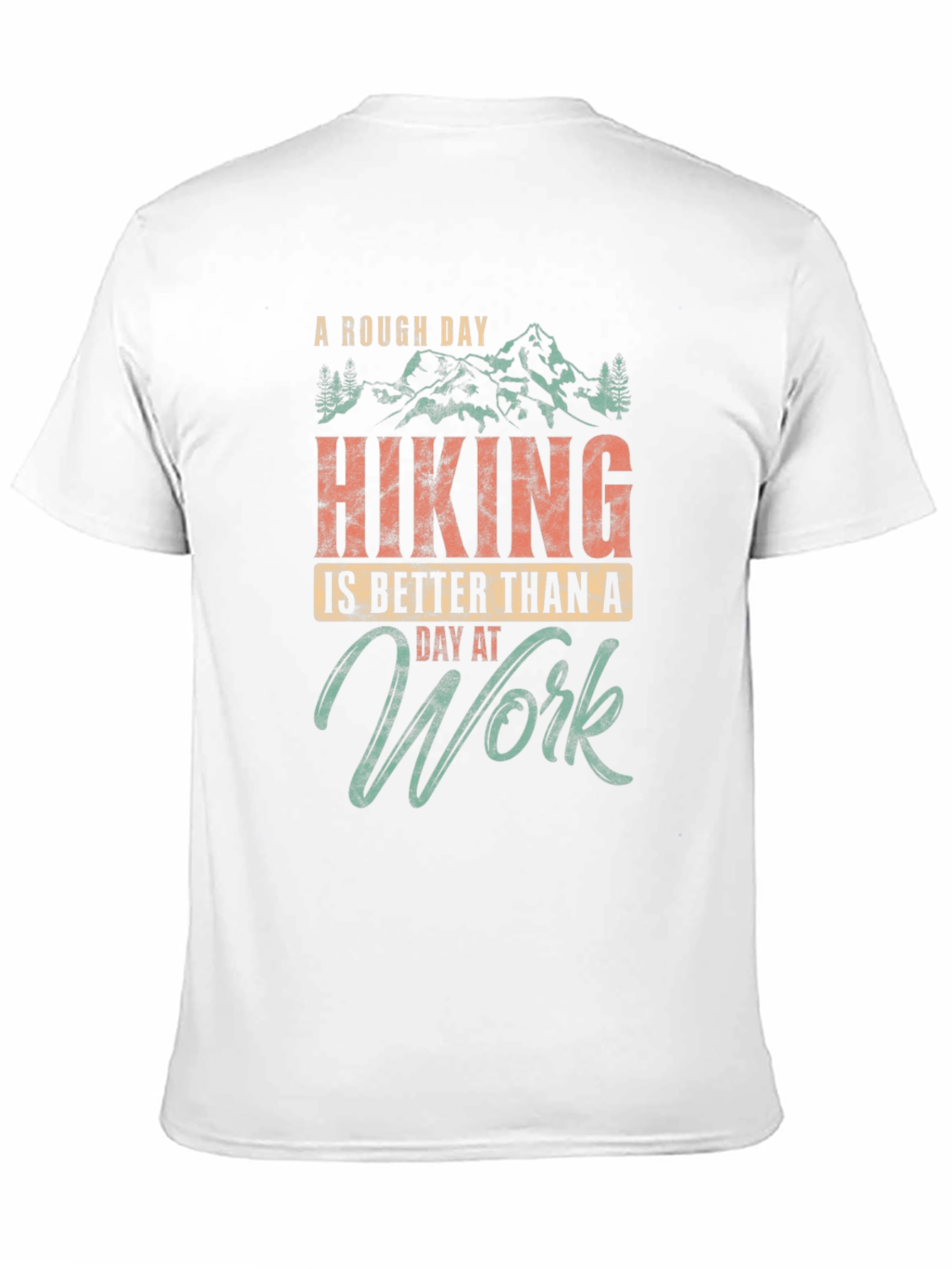 Hiking Better Than Work Graphic Tee