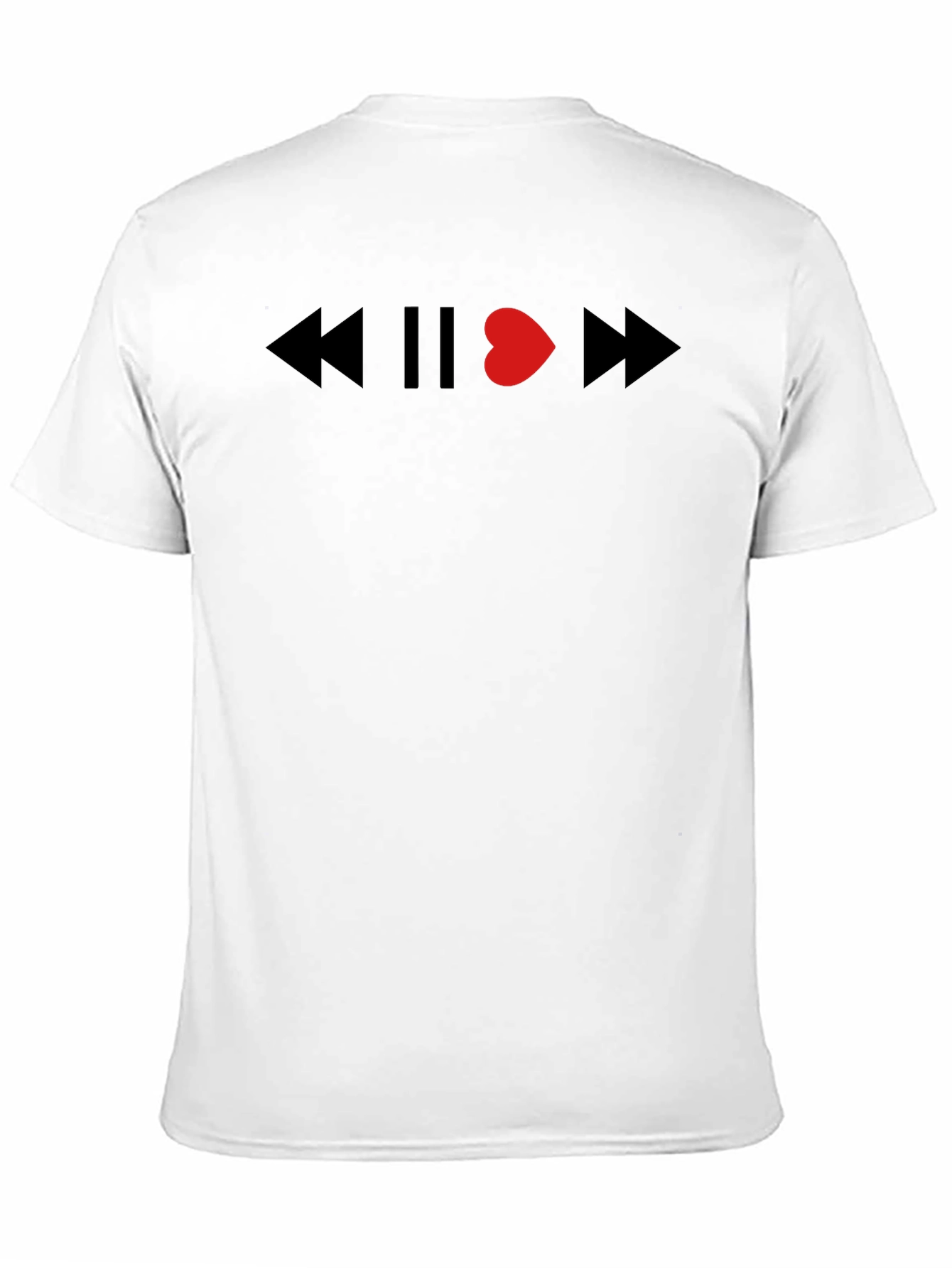 Heartbeat Music Graphic Tee - Soft Cotton Blend