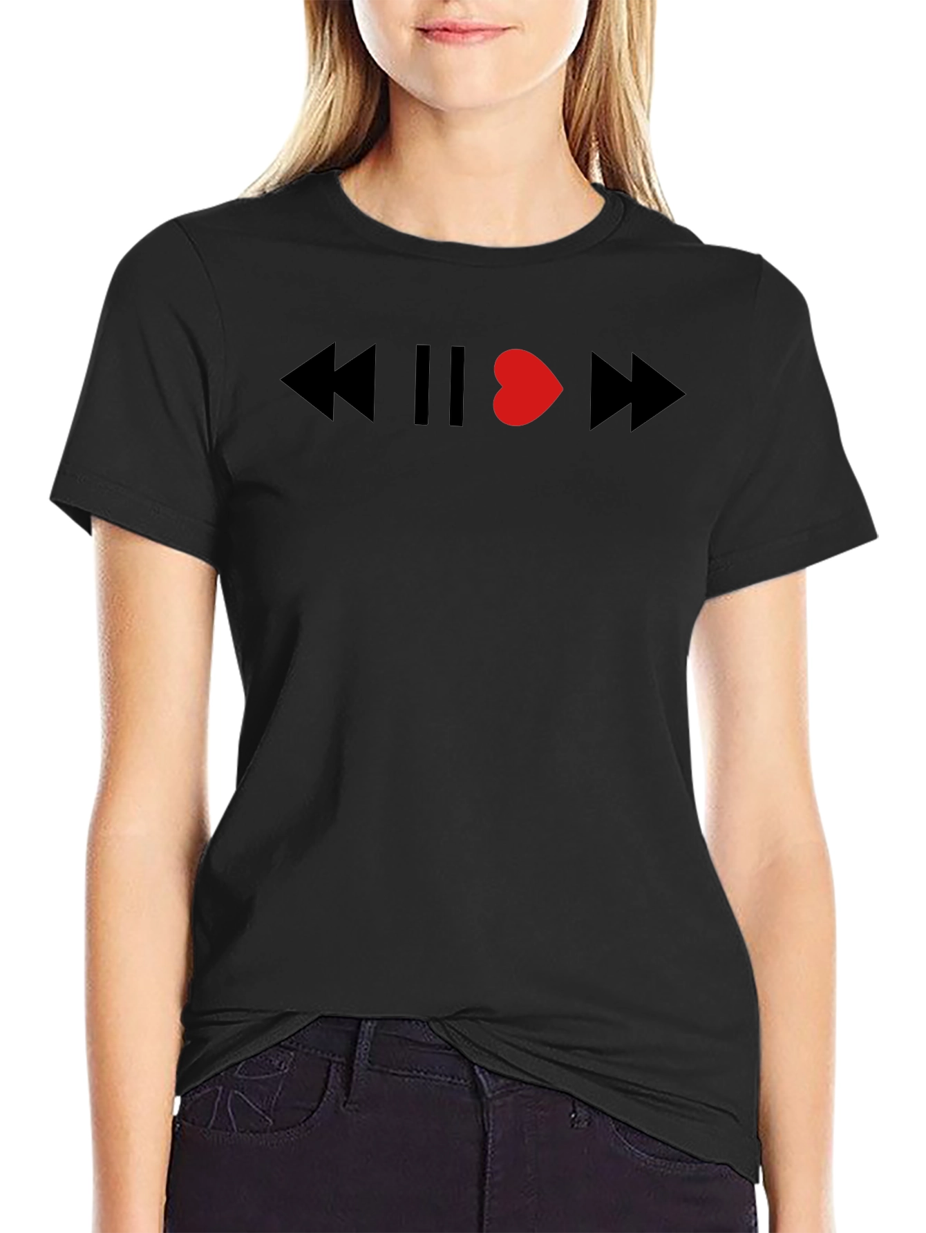 Heartbeat Music Graphic Tee - Soft Cotton Blend