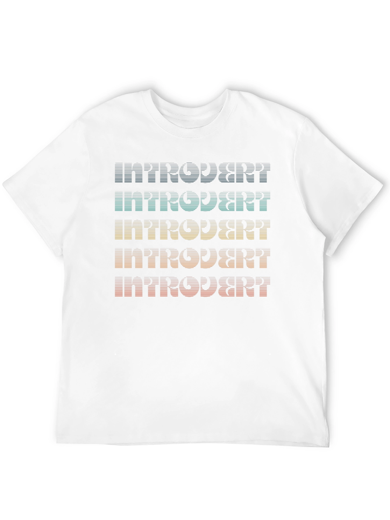 Introvert Retro Style T-Shirt