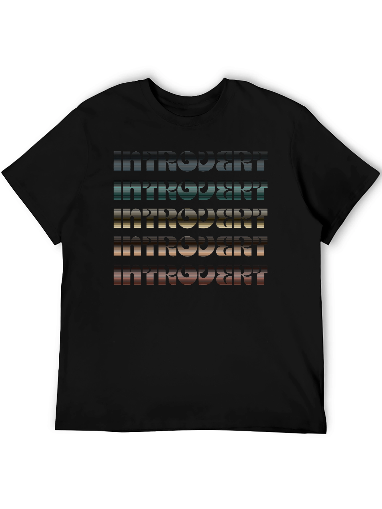 Introvert Retro Style T-Shirt
