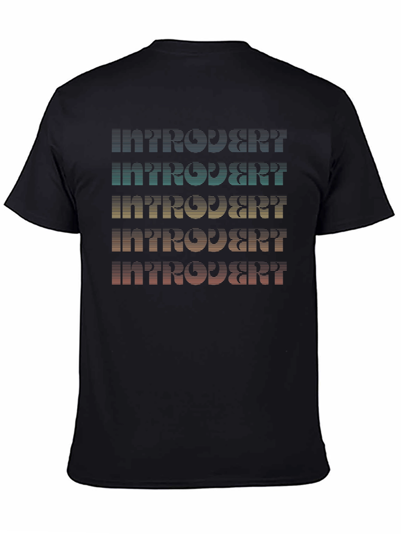 Introvert Retro Style T-Shirt
