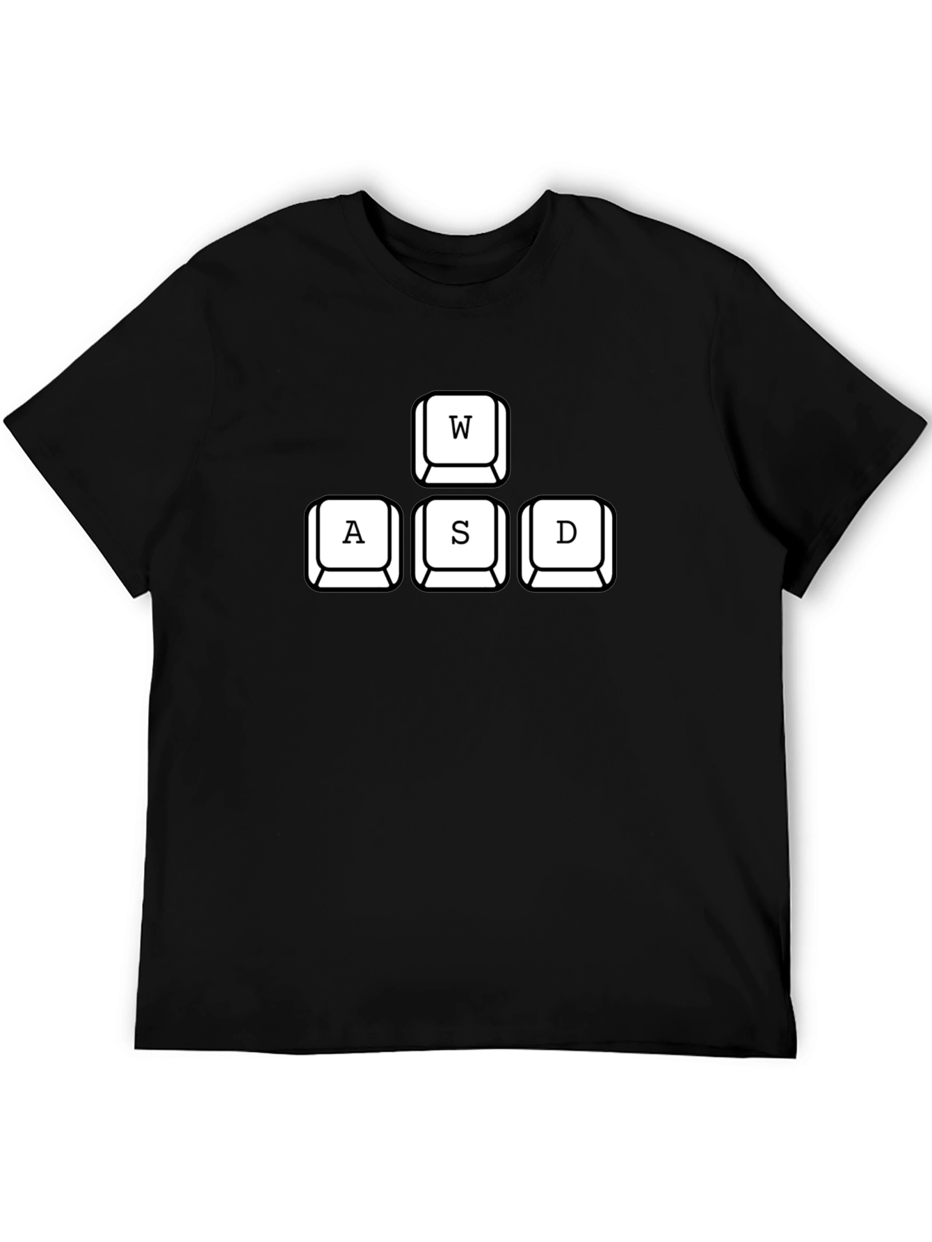 Gamer T-Shirt: WASD Keyboard Keys Design