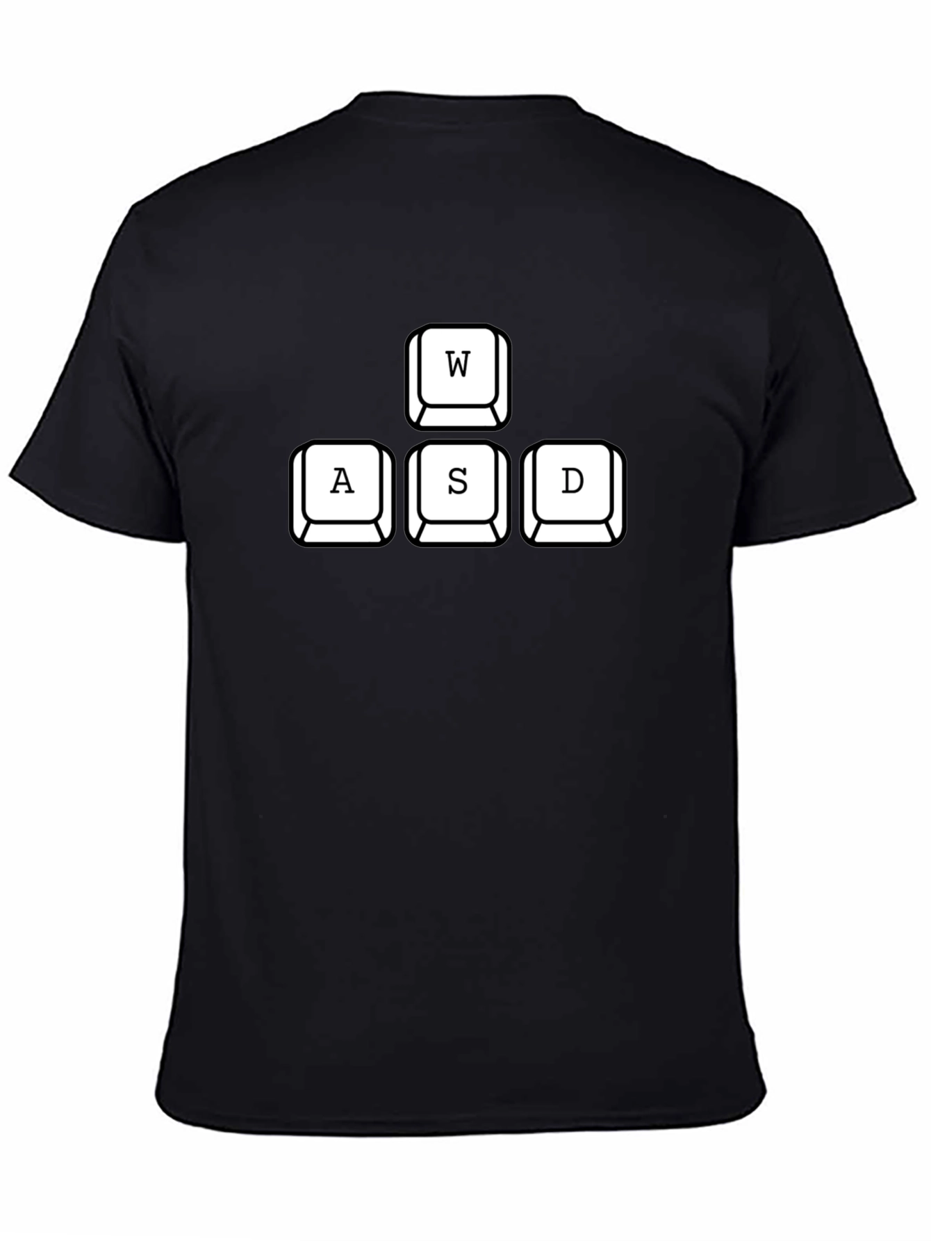 Gamer T-Shirt: WASD Keyboard Keys Design