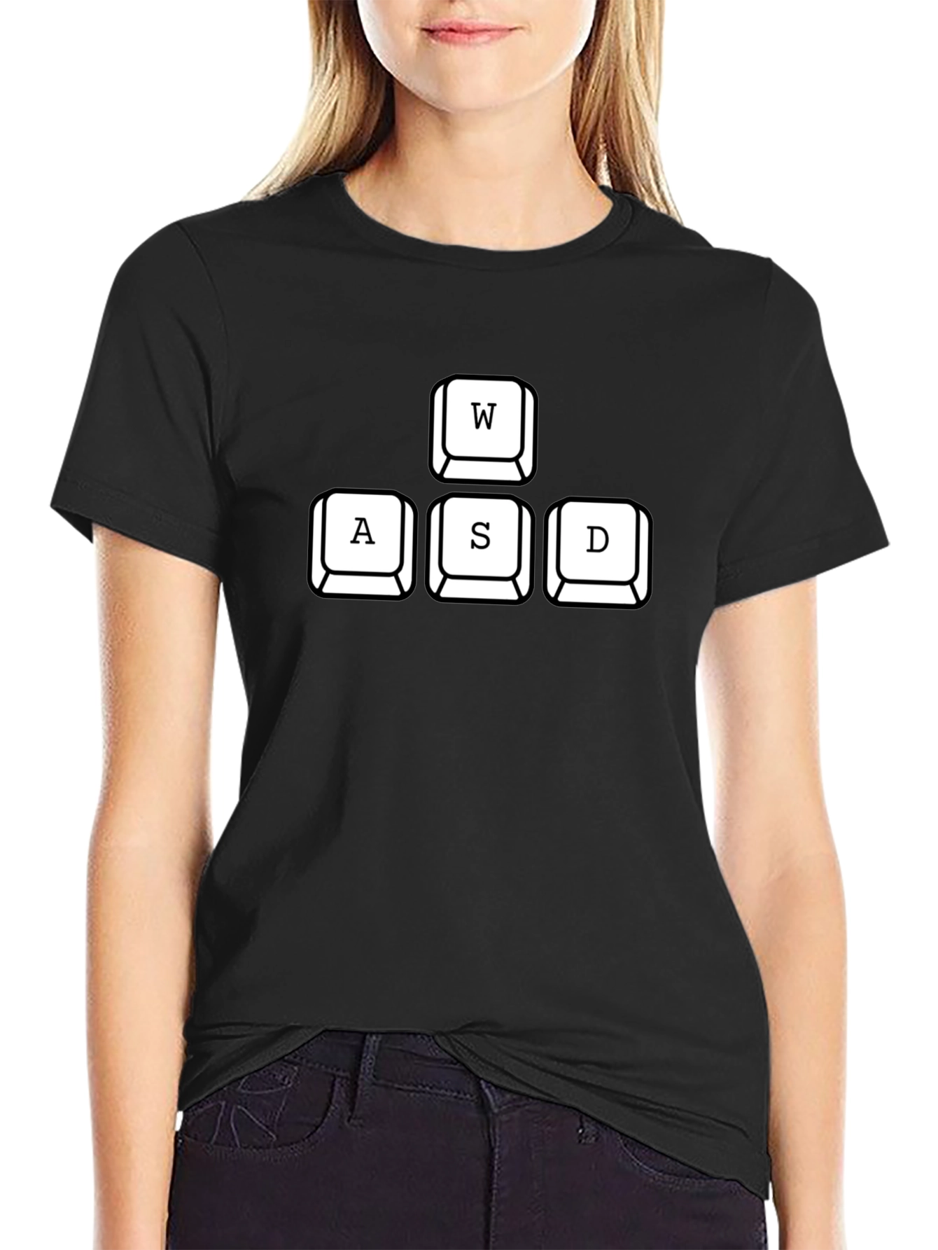 Gamer T-Shirt: WASD Keyboard Keys Design