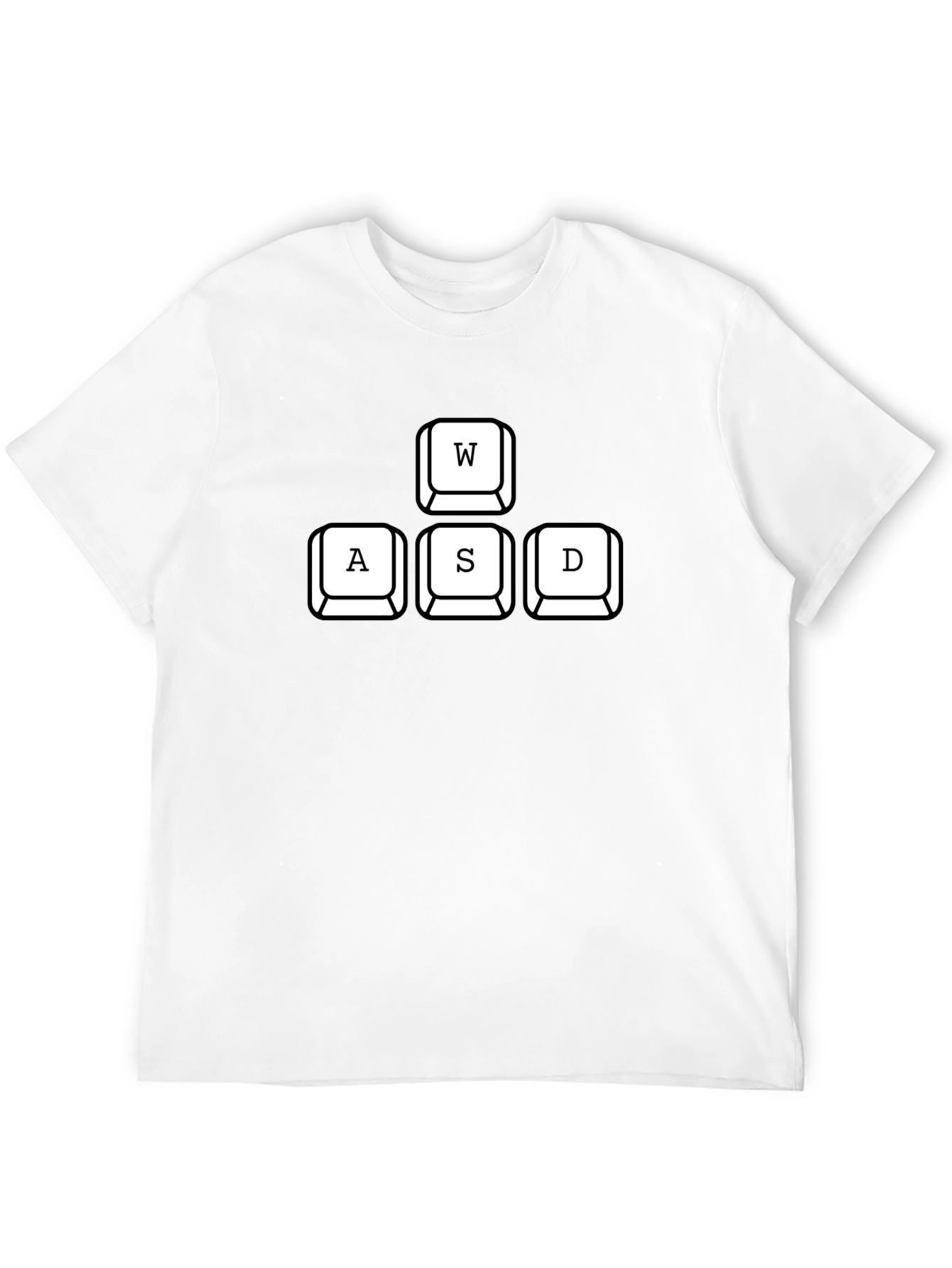 Gamer T-Shirt: WASD Keyboard Keys Design