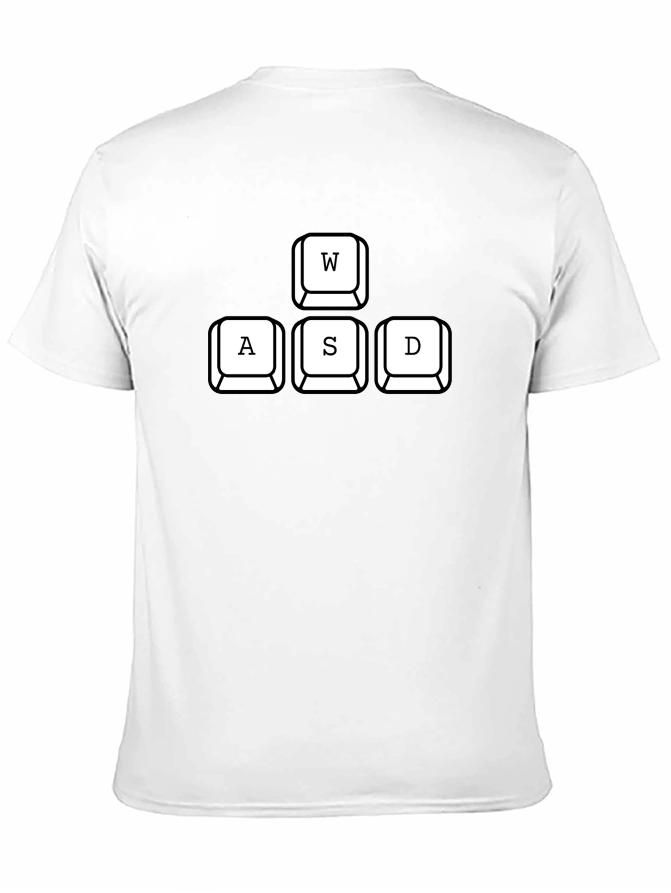 Gamer T-Shirt: WASD Keyboard Keys Design