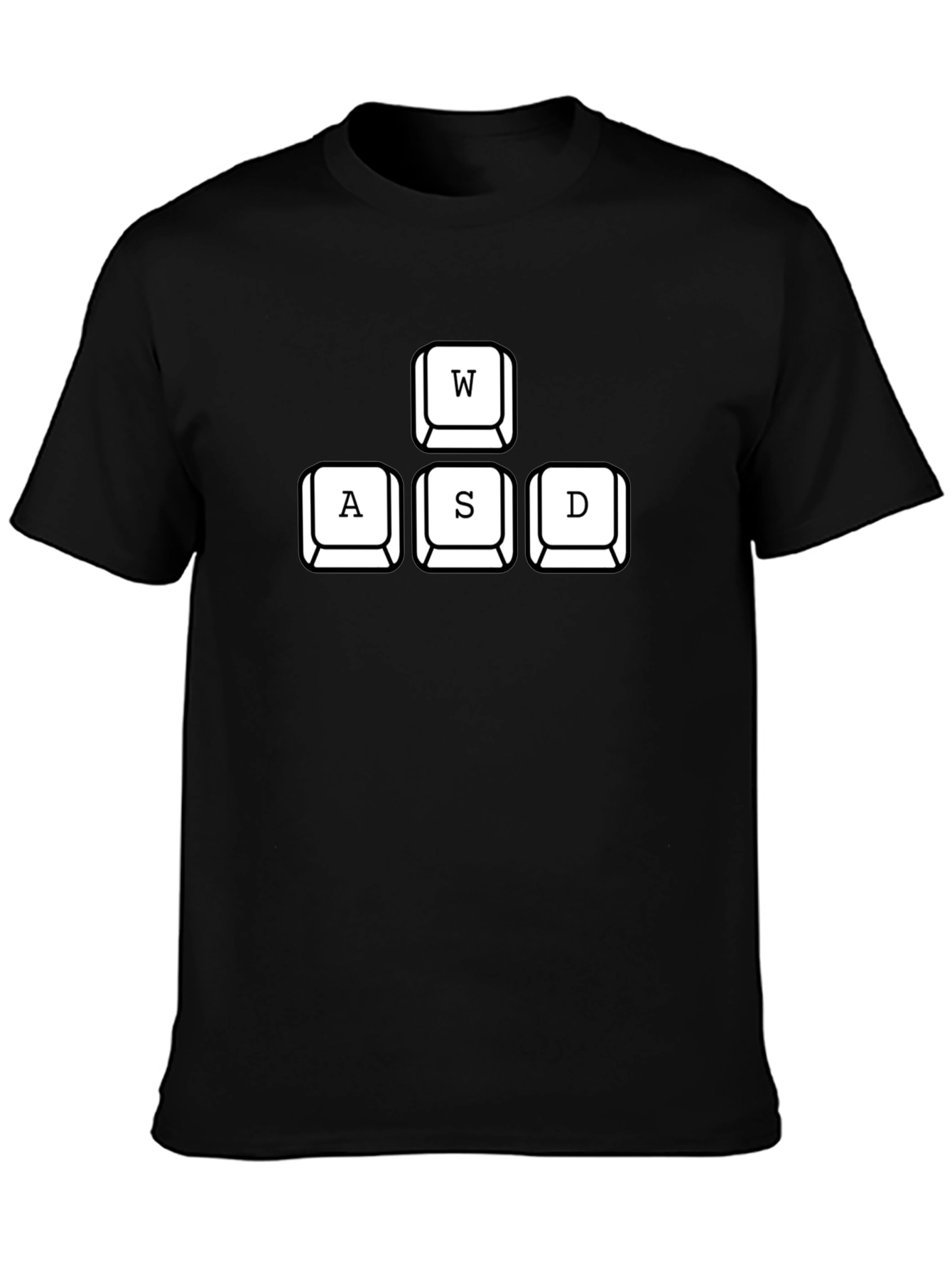 Gamer T-Shirt: WASD Keyboard Keys Design