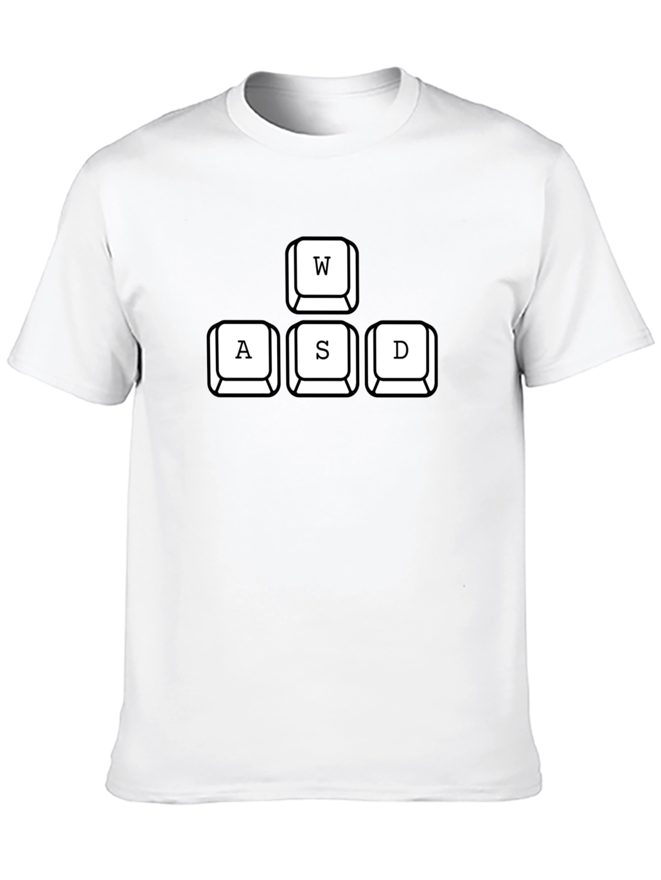 Gamer T-Shirt: WASD Keyboard Keys Design