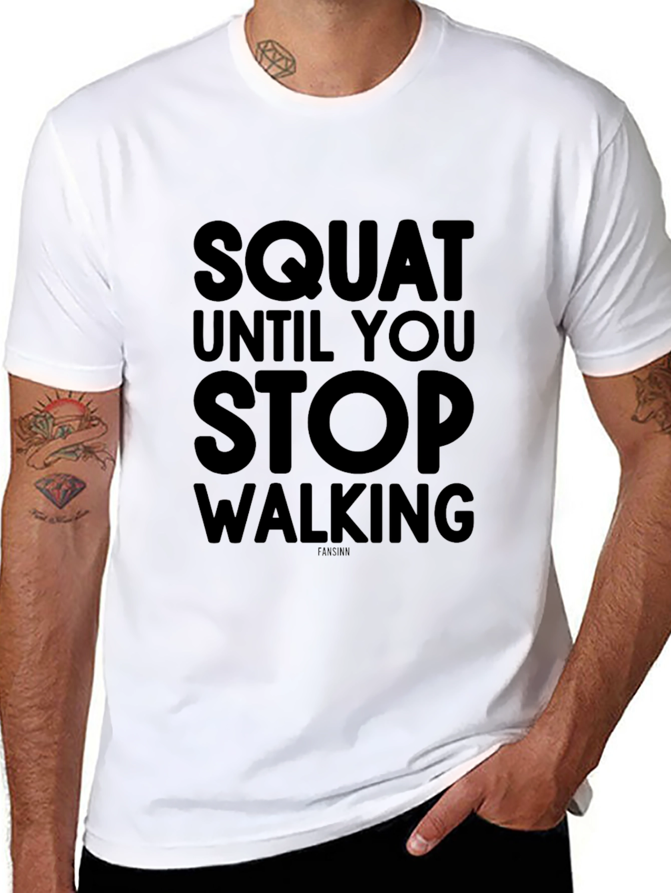 Squat Until You Stop Walking Graphic Tee
