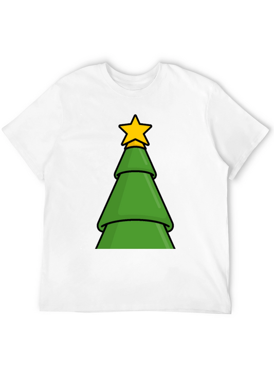 Festive Christmas Tree Graphic T-Shirt