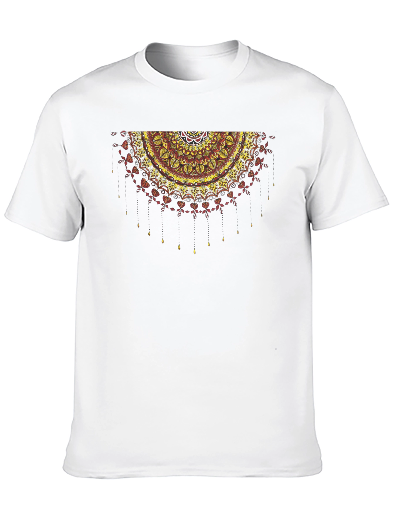 Mandala Graphic Black T-Shirt - Artistic Design
