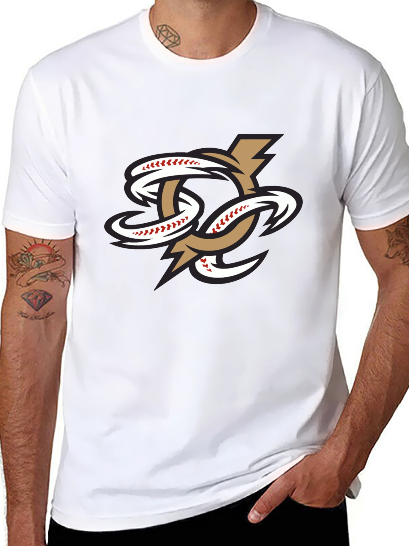 Baseball Logo T-Shirt - Black