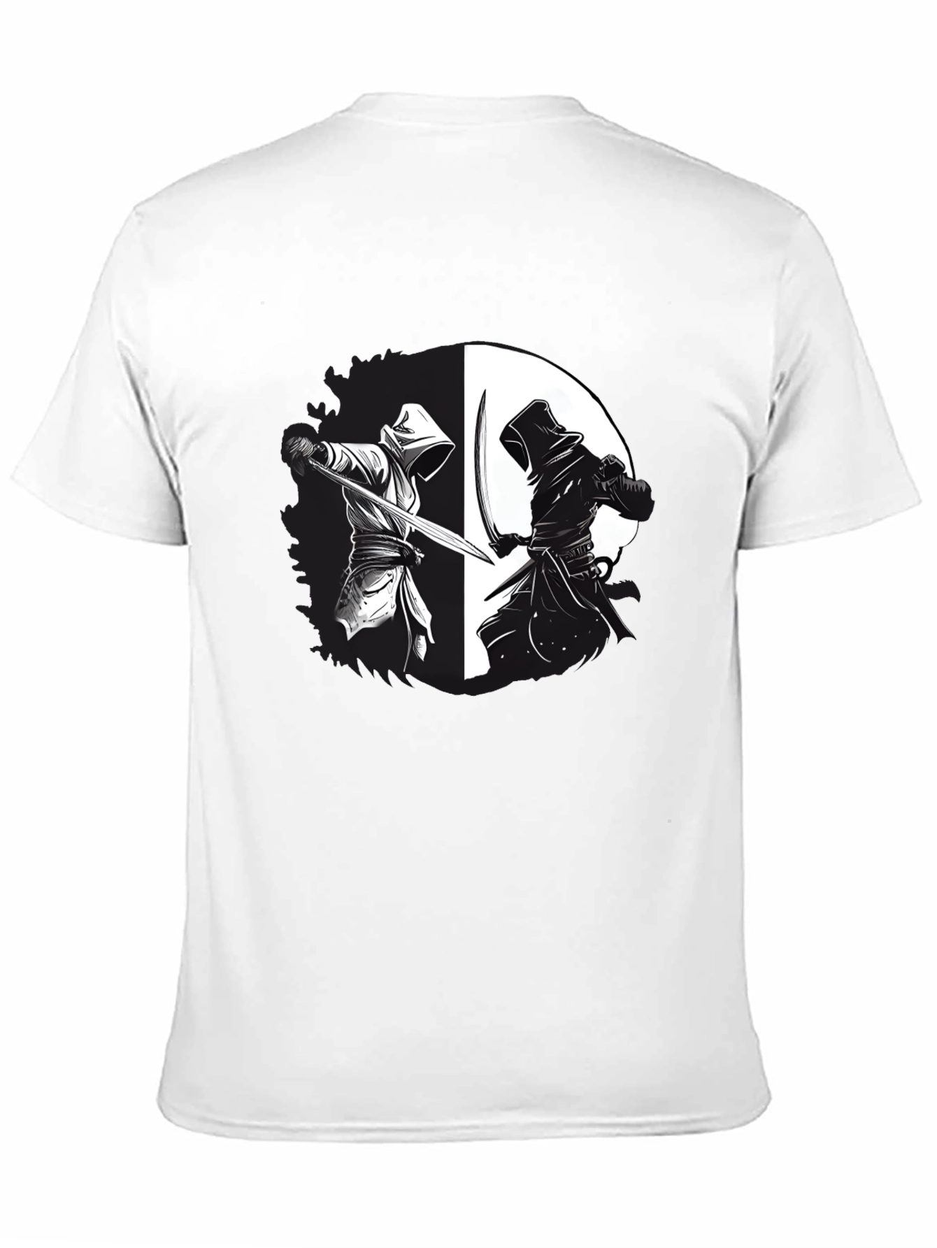 Yin Yang Ninja Duel Graphic T-Shirt