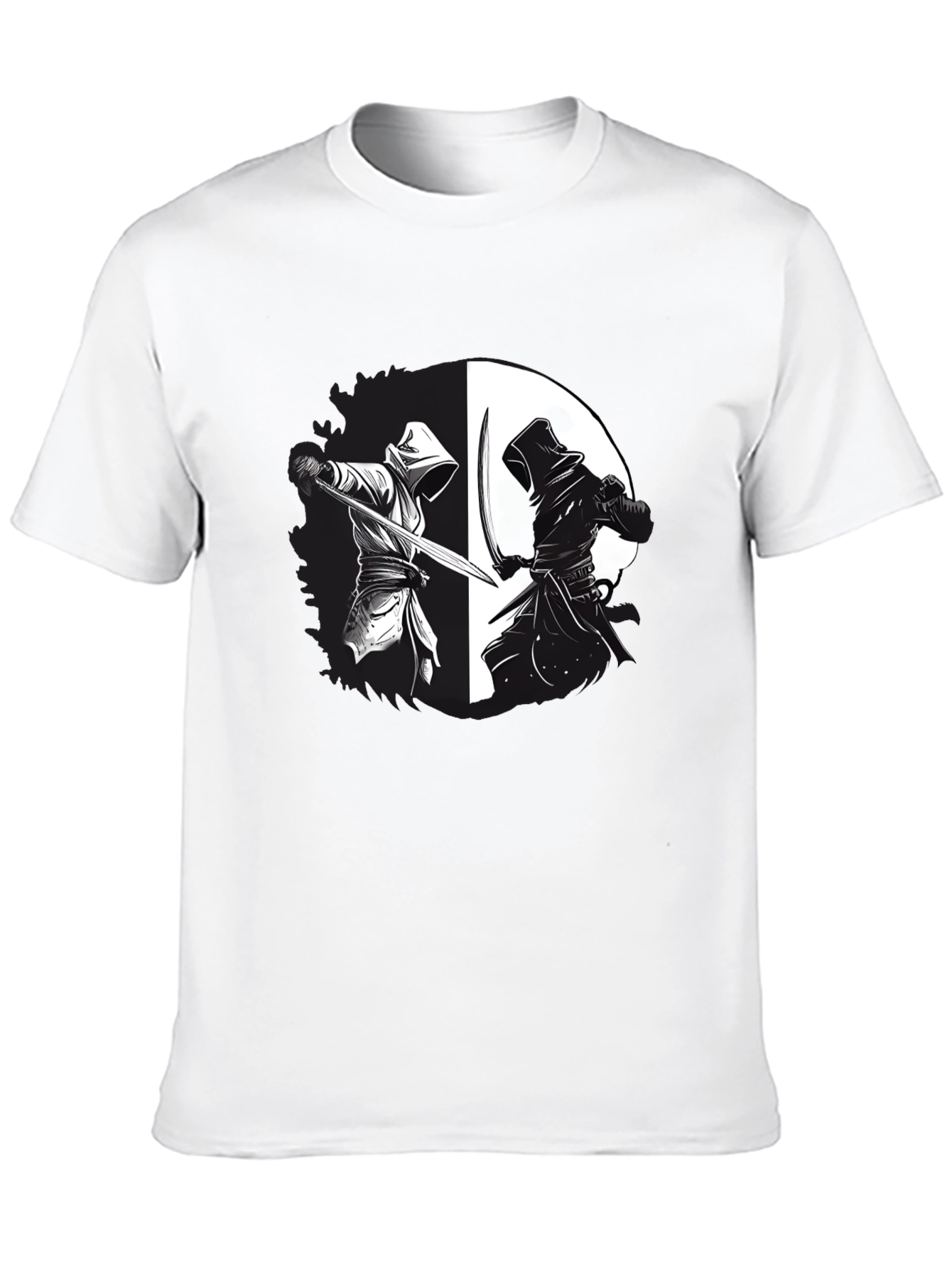 Yin Yang Ninja Duel Graphic T-Shirt