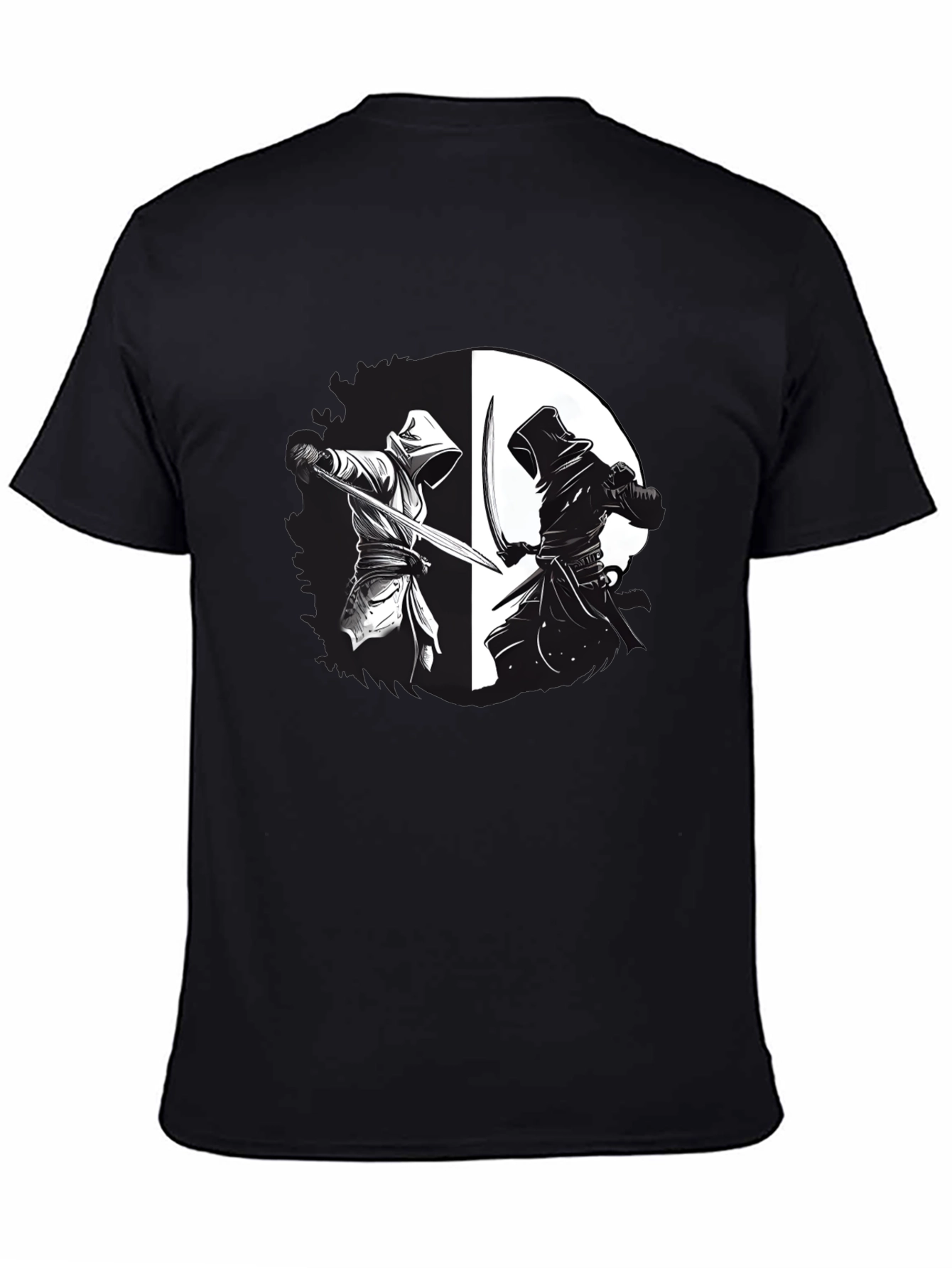 Yin Yang Ninja Duel Graphic T-Shirt