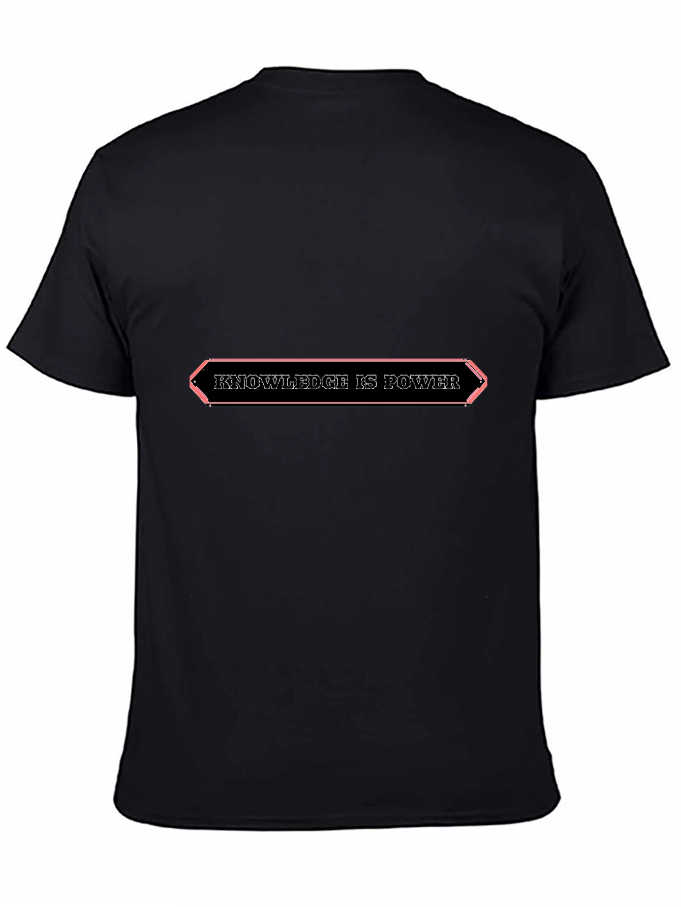 Knowledge is Power Graphic Tee - Black