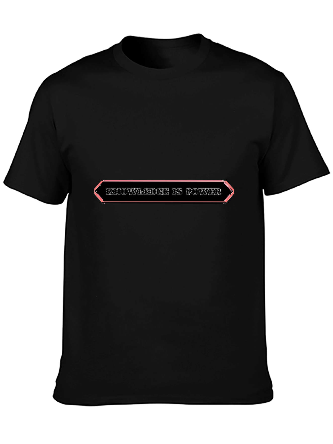 Knowledge is Power Graphic Tee - Black