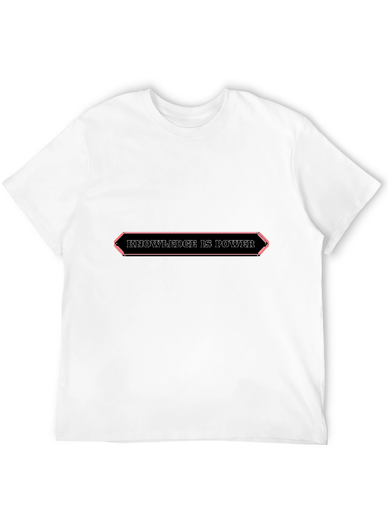 Knowledge is Power Graphic Tee - Black