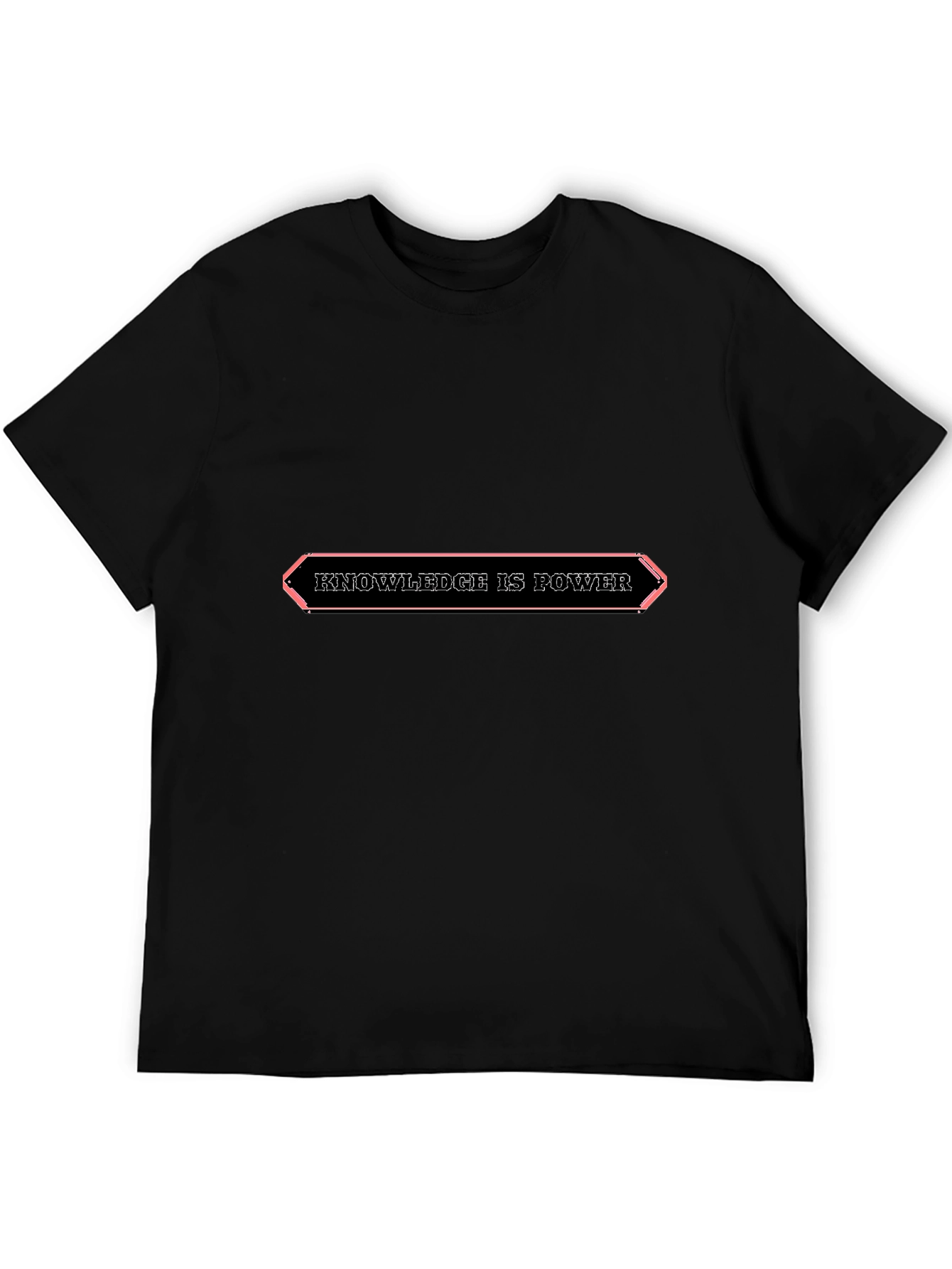 Knowledge is Power Graphic Tee - Black