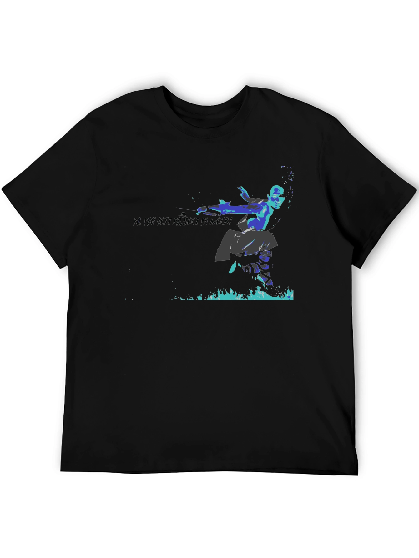 Martial Arts Graphic Tee - Black T-Shirt