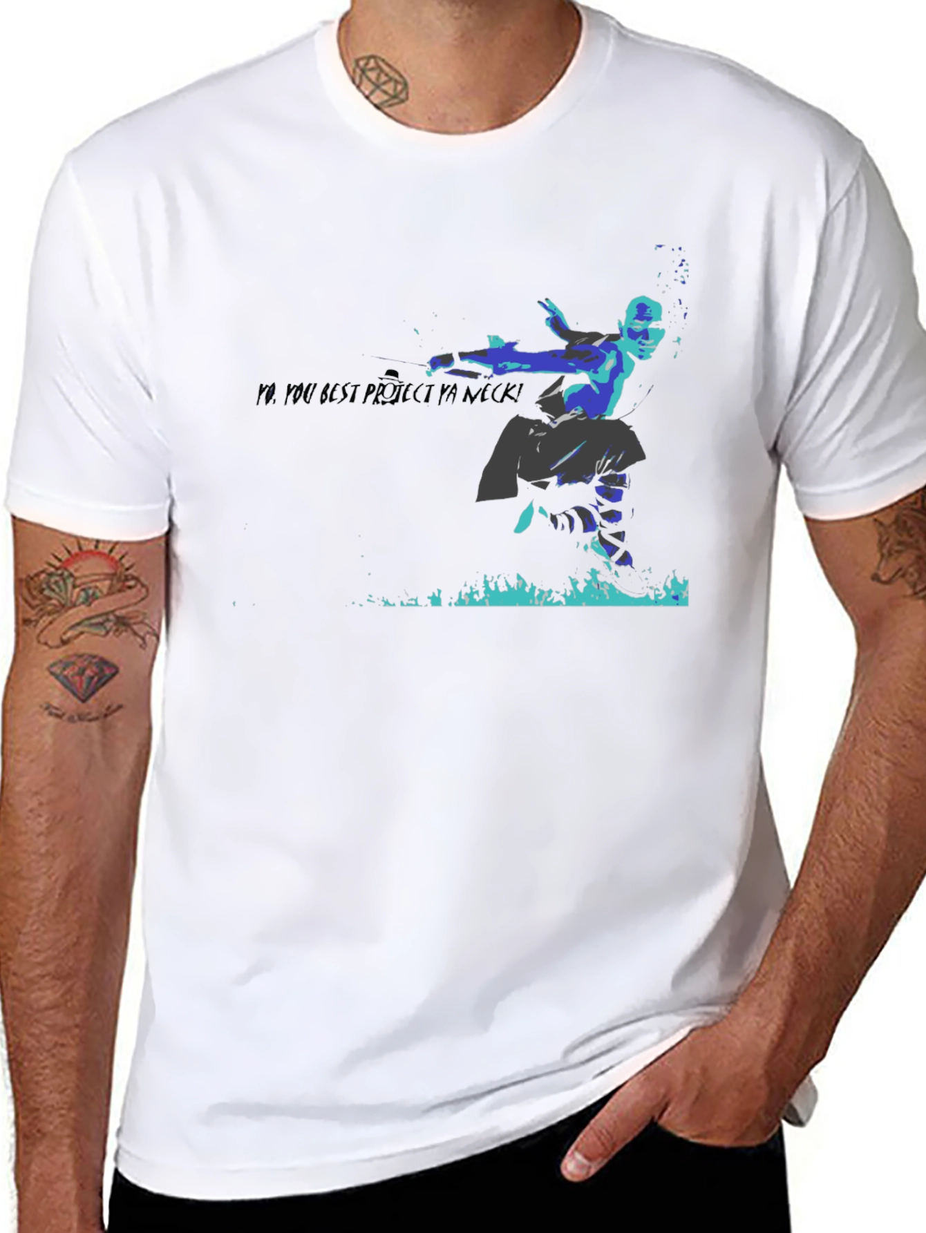 Martial Arts Graphic Tee - Black T-Shirt