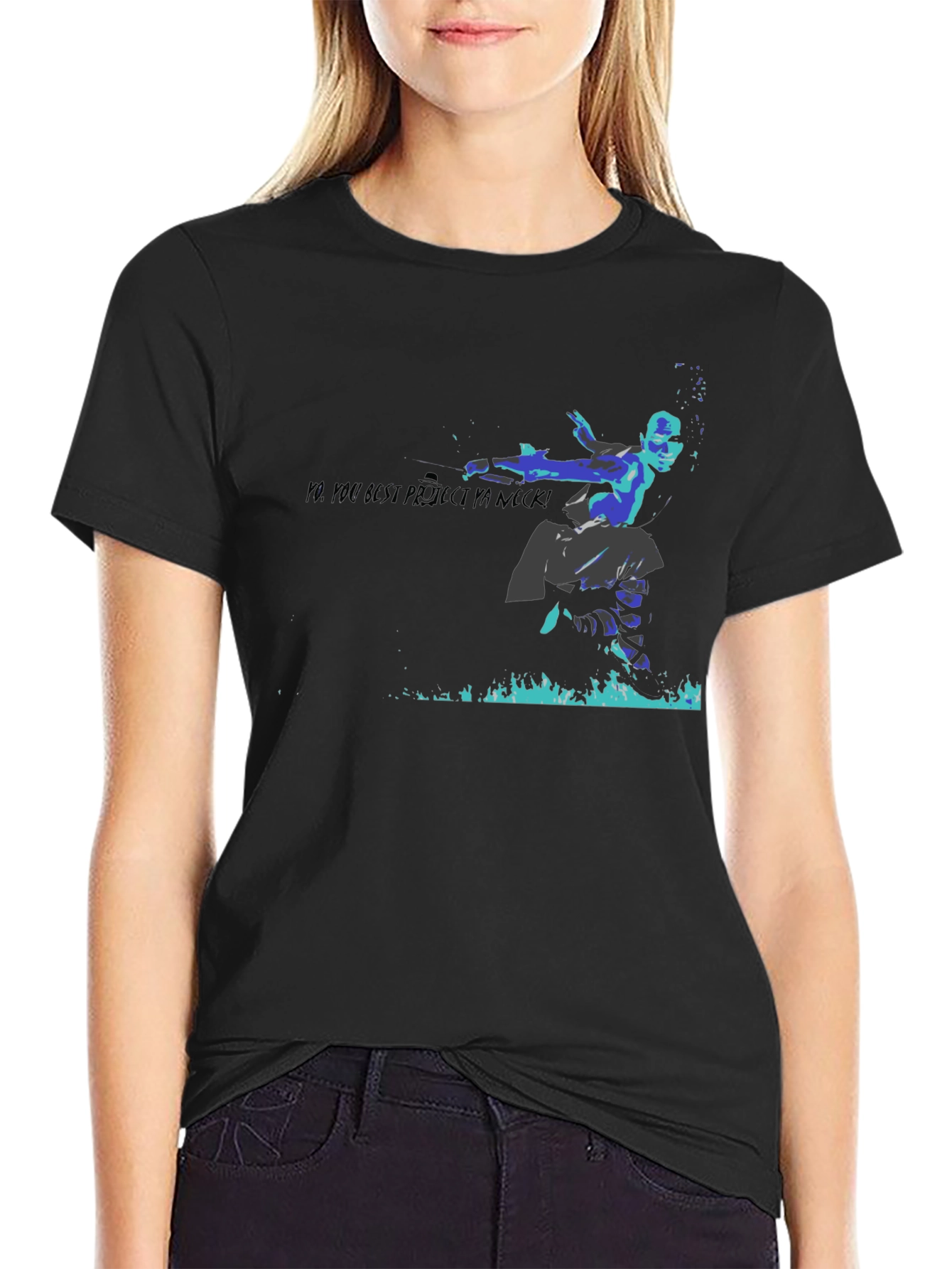 Martial Arts Graphic Tee - Black T-Shirt