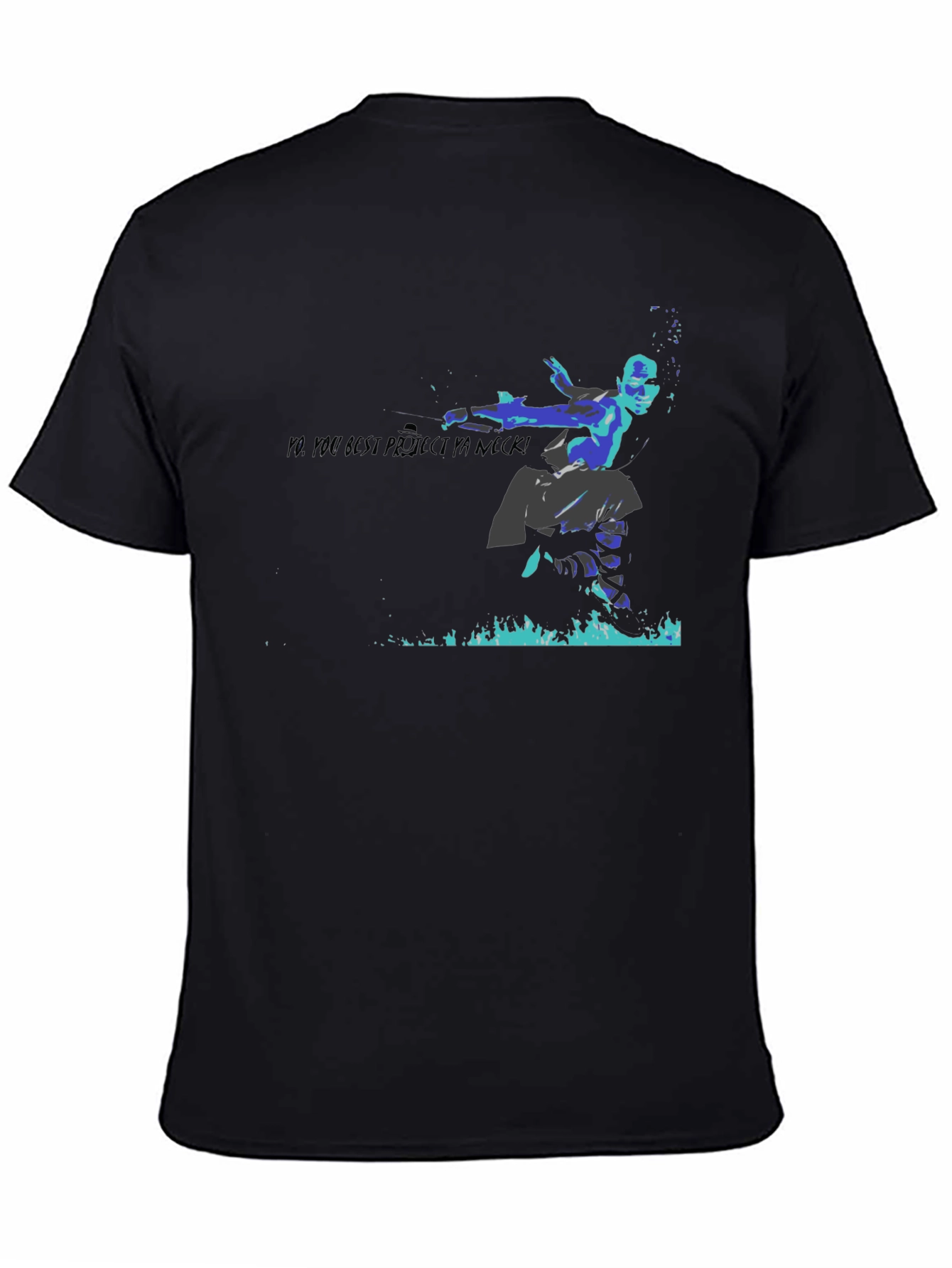 Martial Arts Graphic Tee - Black T-Shirt