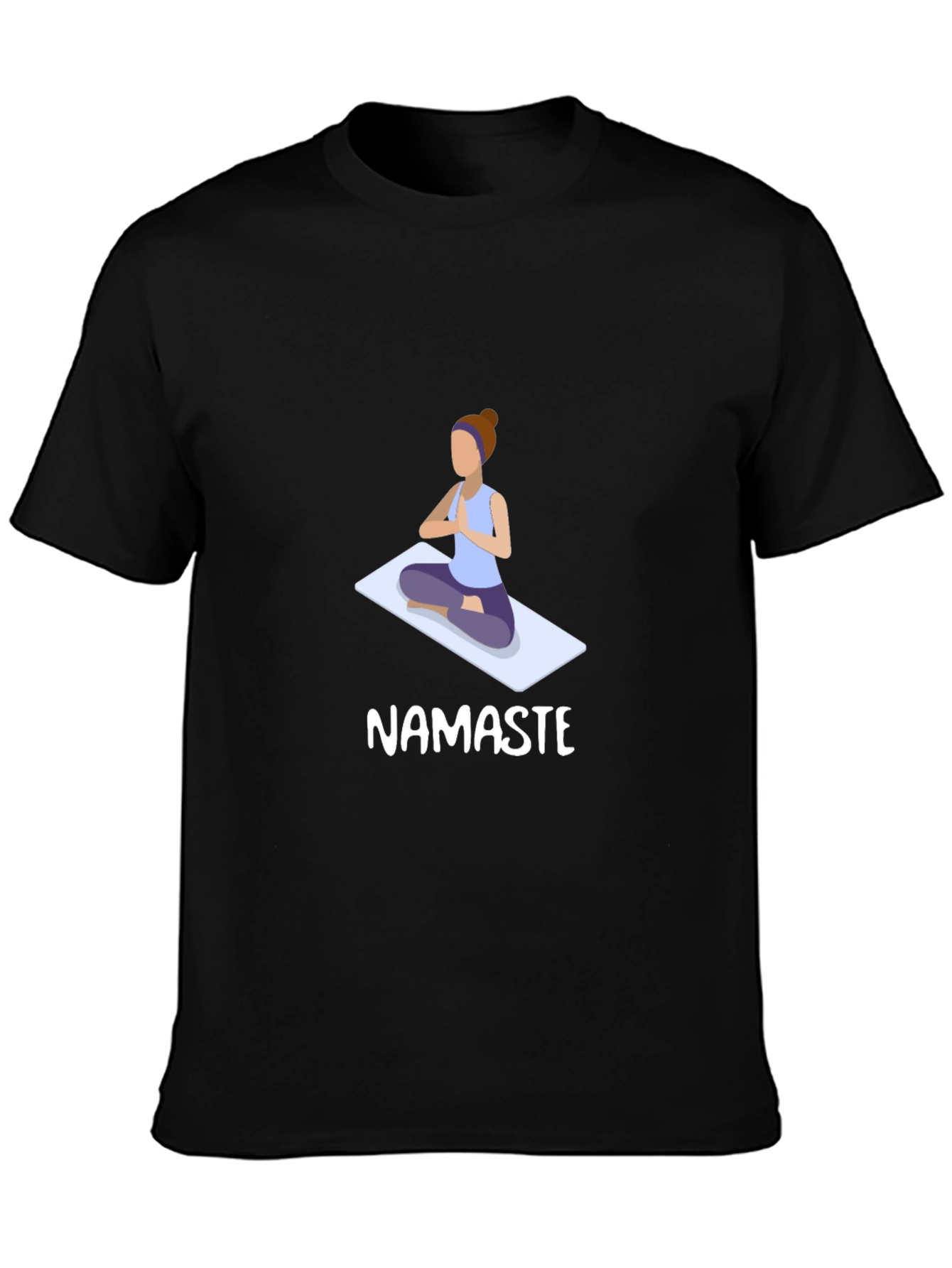Namaste Yoga Meditation Graphic T-Shirt