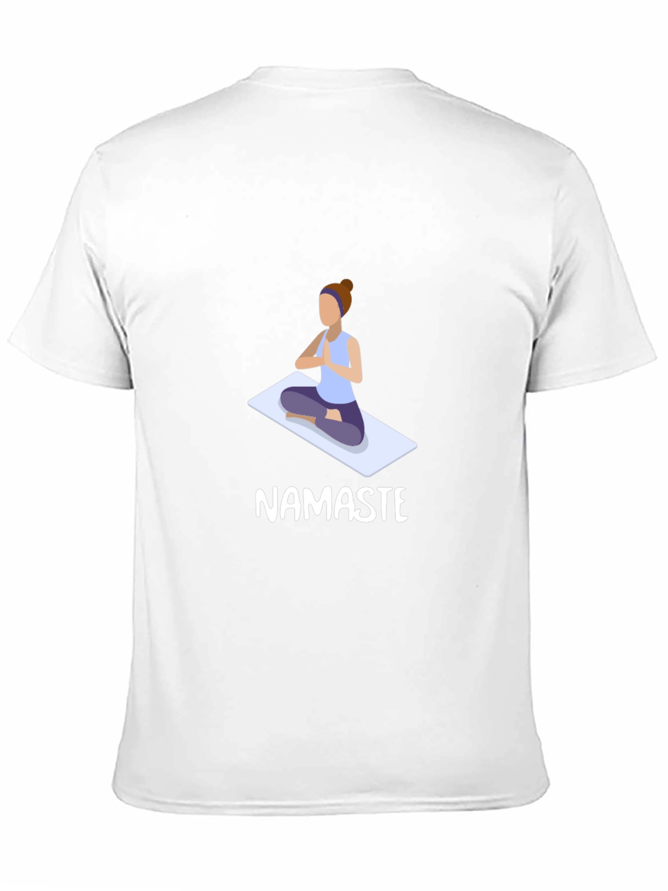 Namaste Yoga Meditation Graphic T-Shirt