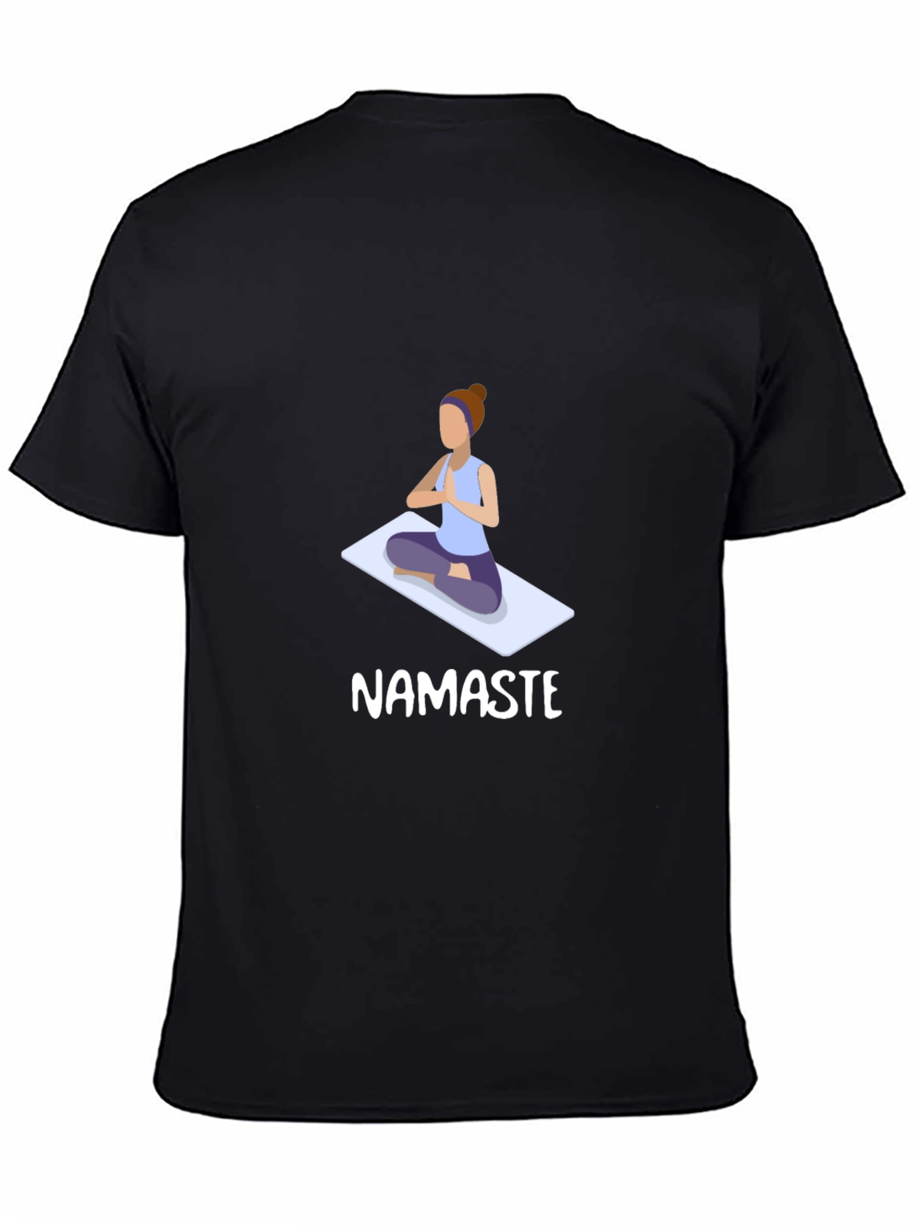 Namaste Yoga Meditation Graphic T-Shirt