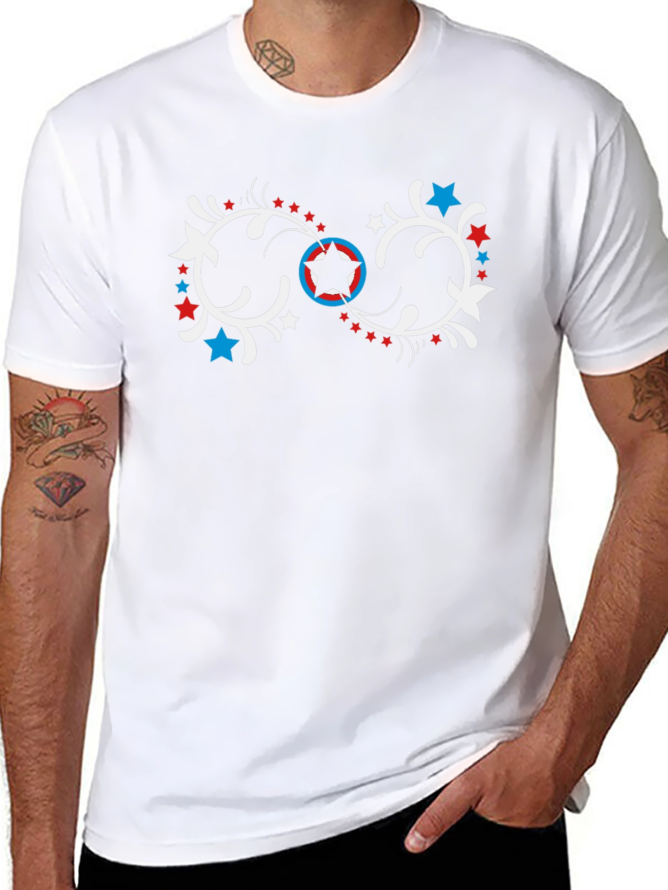 Patriotic Infinity Symbol Tee
