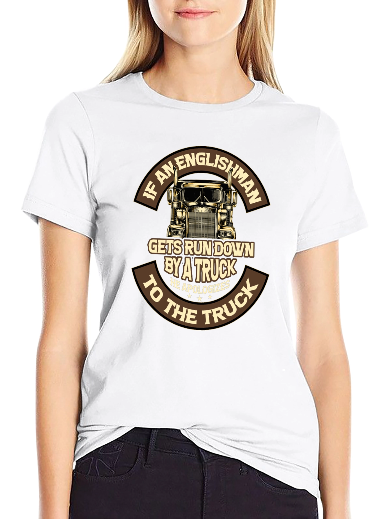 Funny Englishman Truck Driver T-Shirt