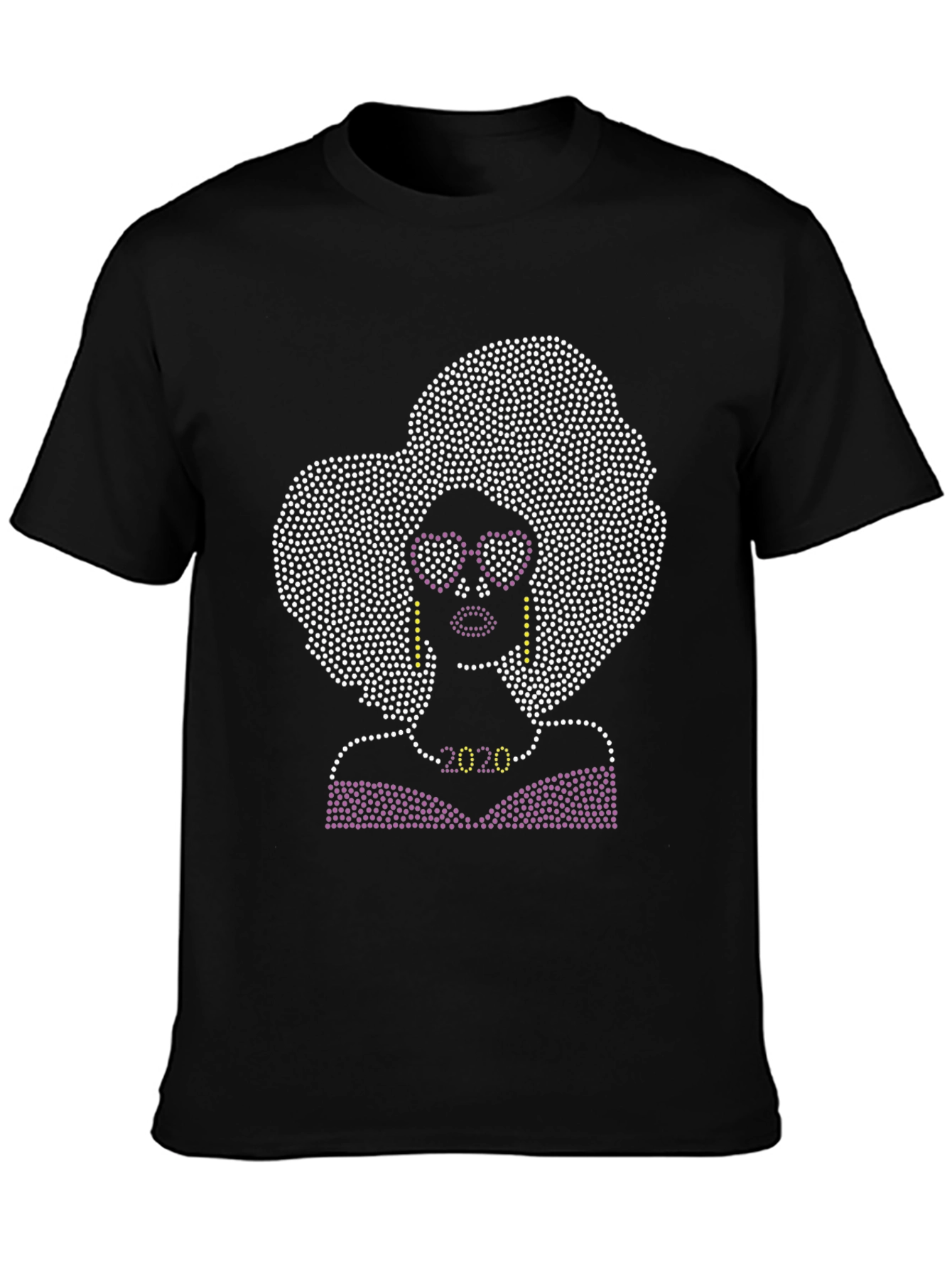 Retro 2020 Rhinestone T-Shirt