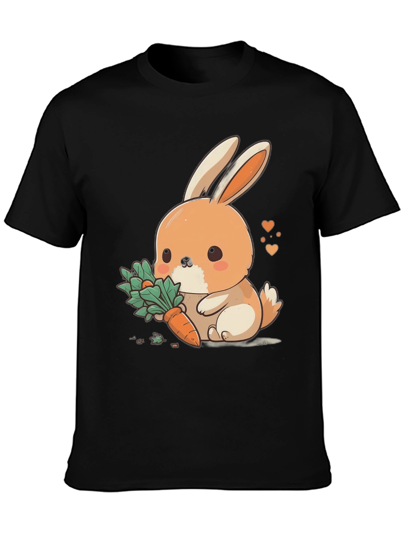 Cute Bunny Carrot Graphic Tee