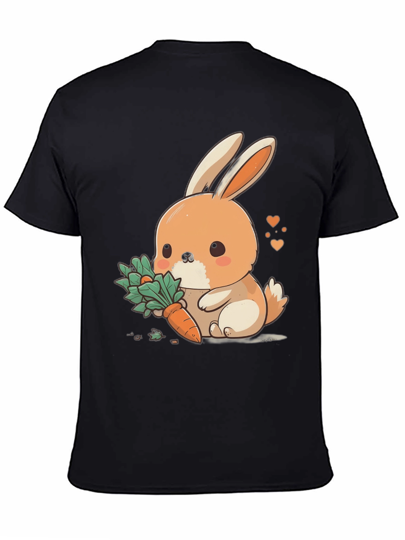 Cute Bunny Carrot Graphic Tee