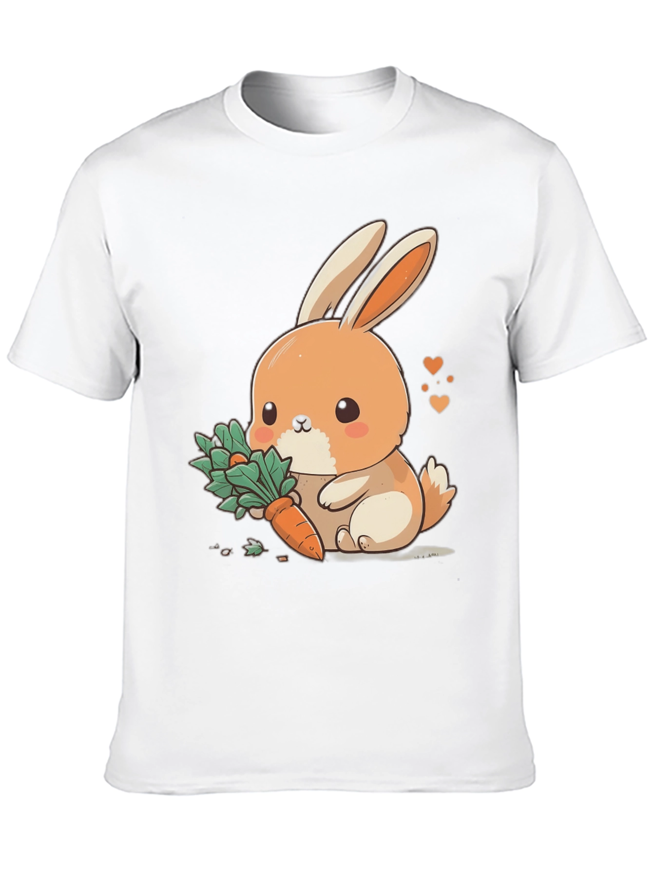 Cute Bunny Carrot Graphic Tee