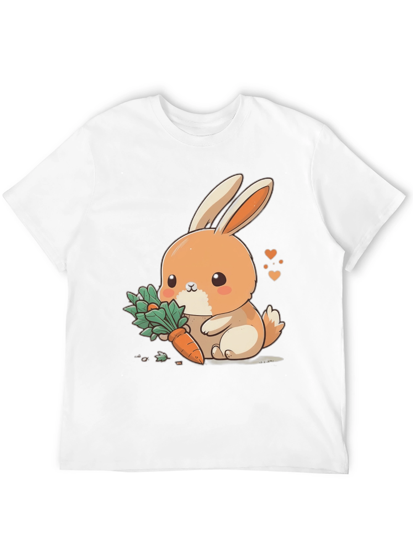 Cute Bunny Carrot Graphic Tee