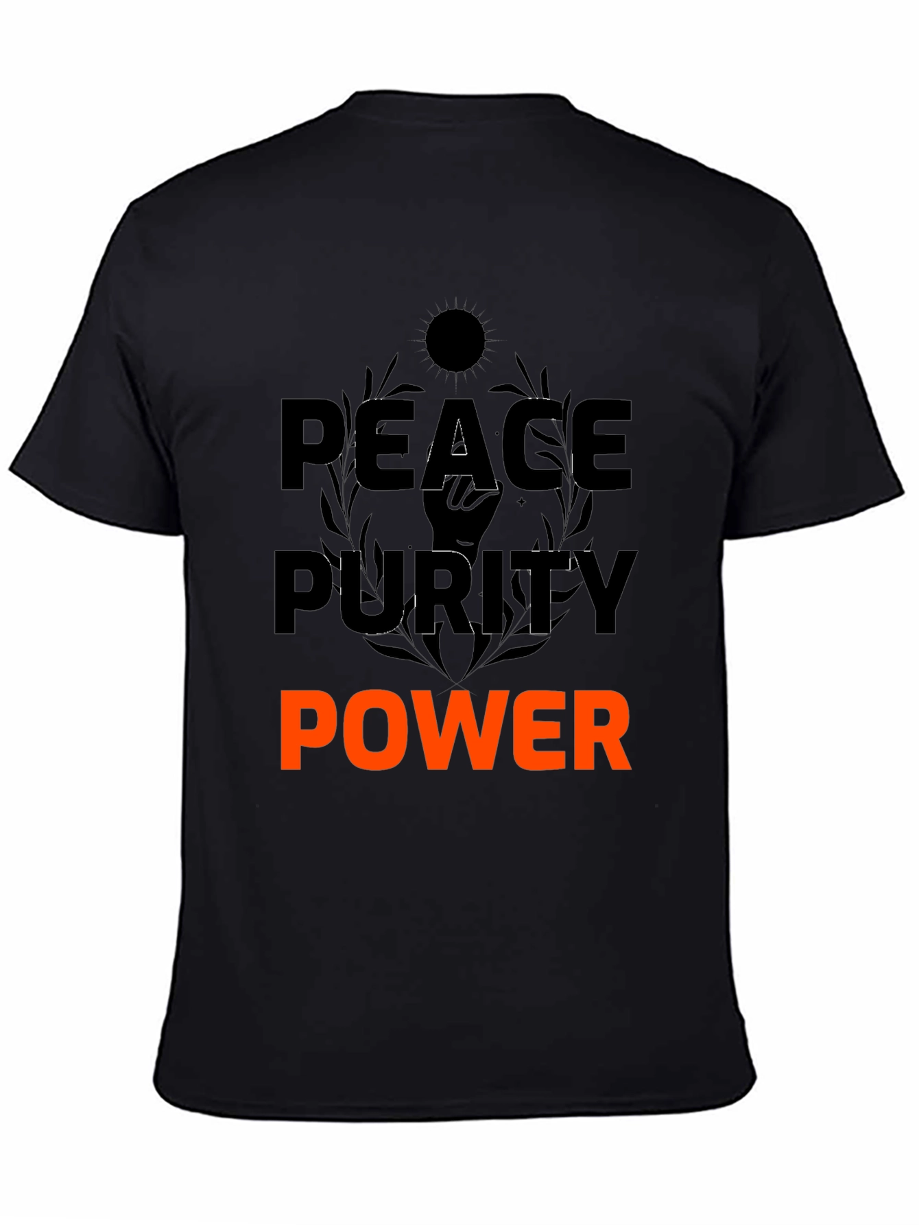 Peace Purity Power T-Shirt - Motivational Graphic Tee
