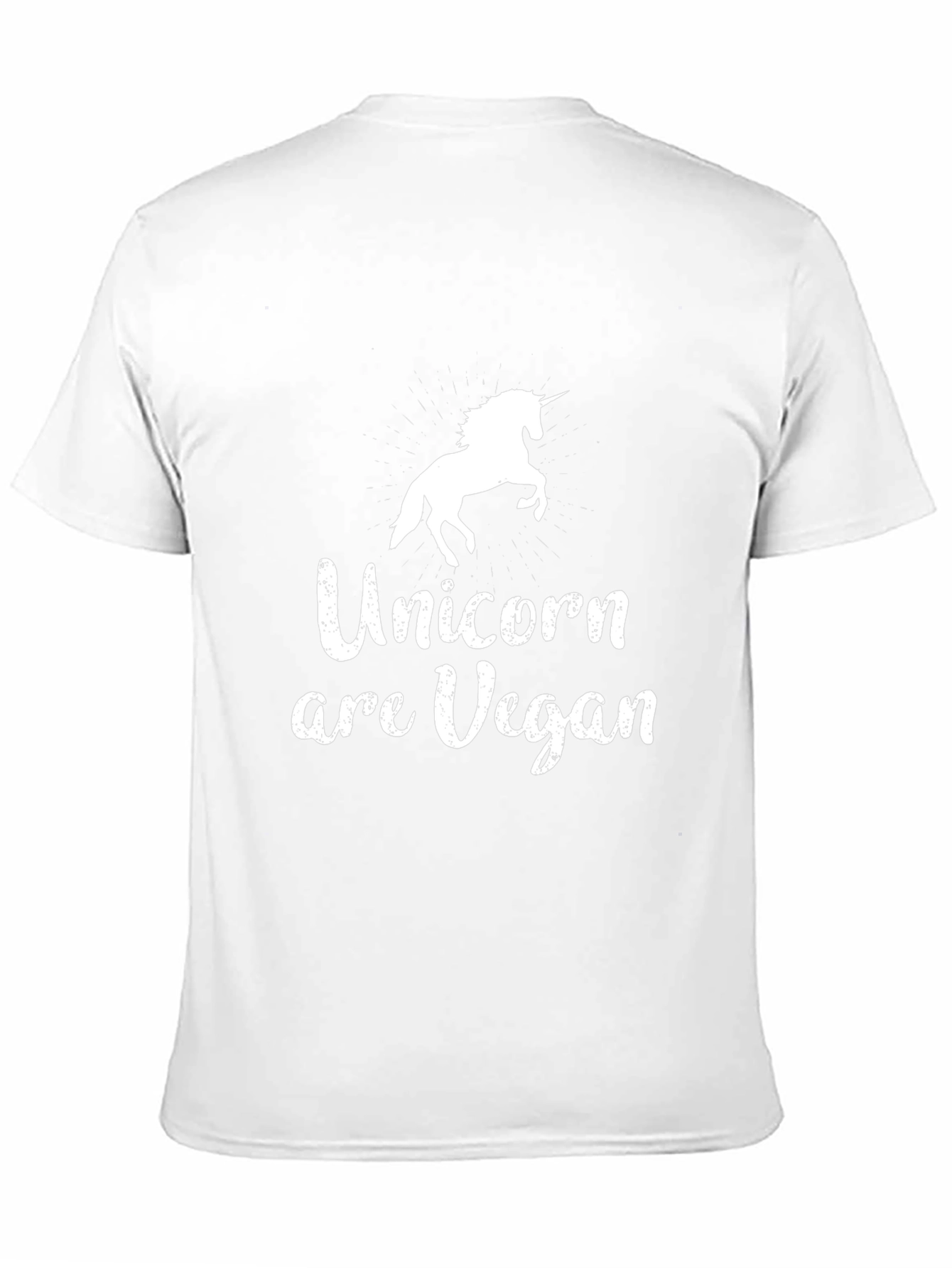 Unicorns Are Vegan Black T-Shirt