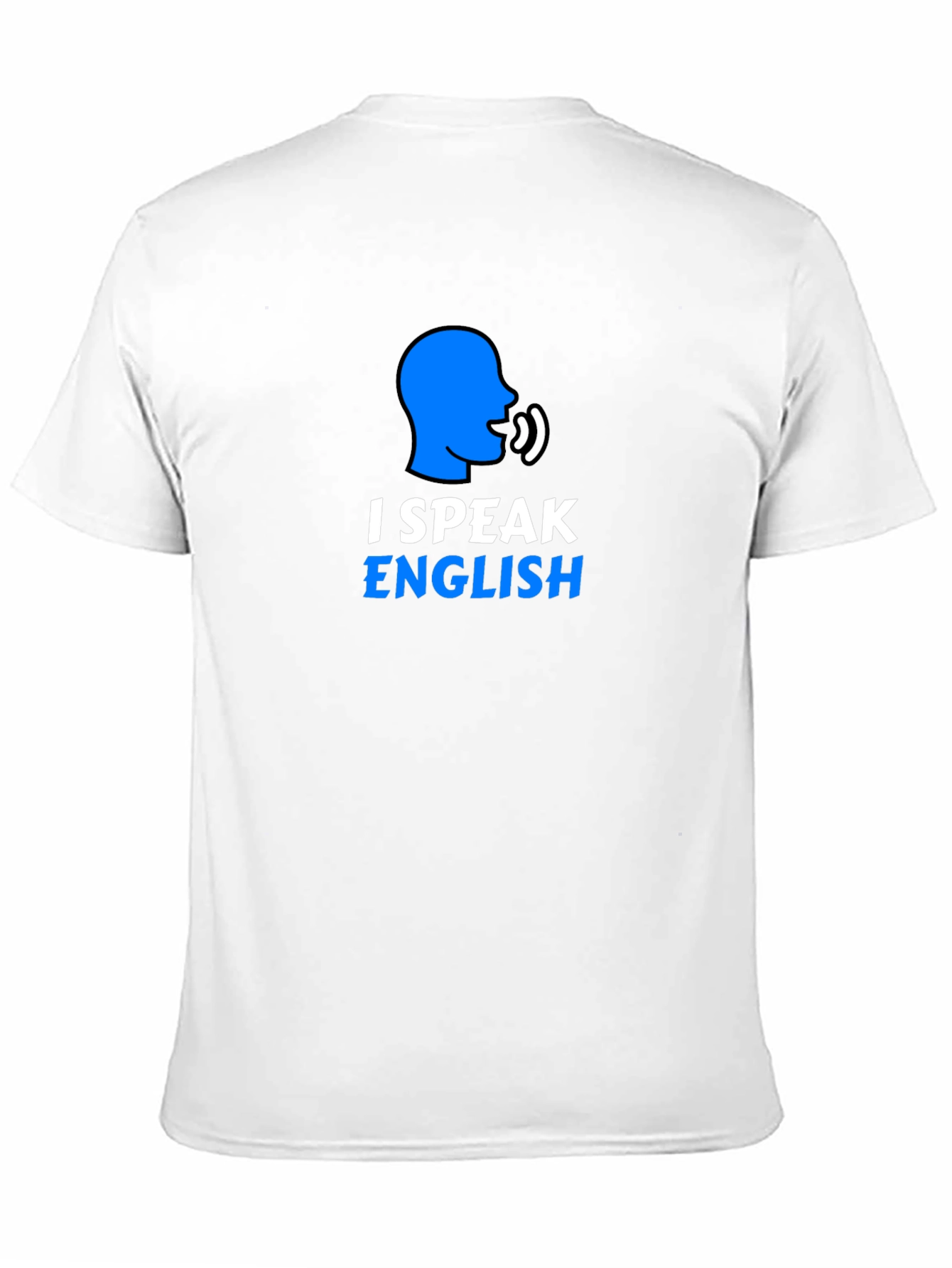 I Speak English Graphic T-Shirt - Black