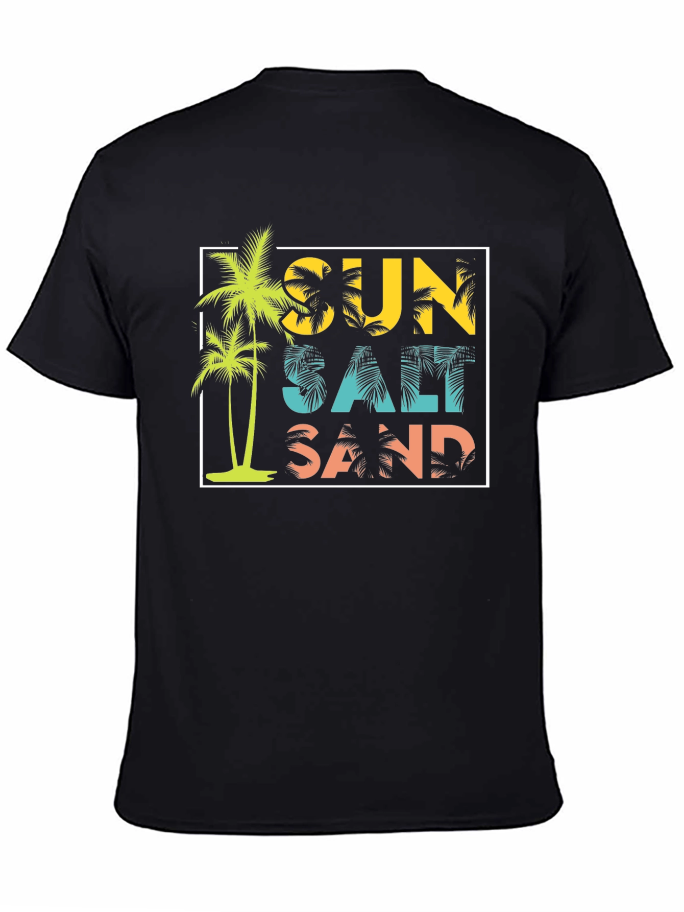 Sun Salt Sand Black T-Shirt