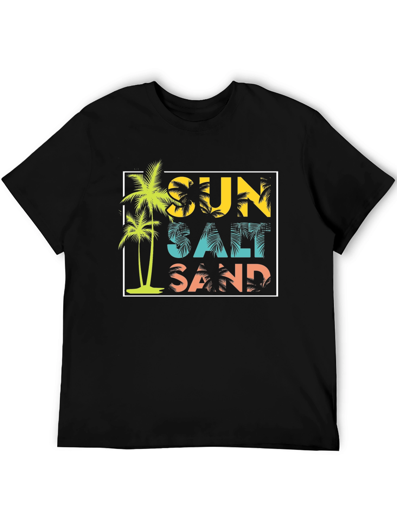 Sun Salt Sand Black T-Shirt