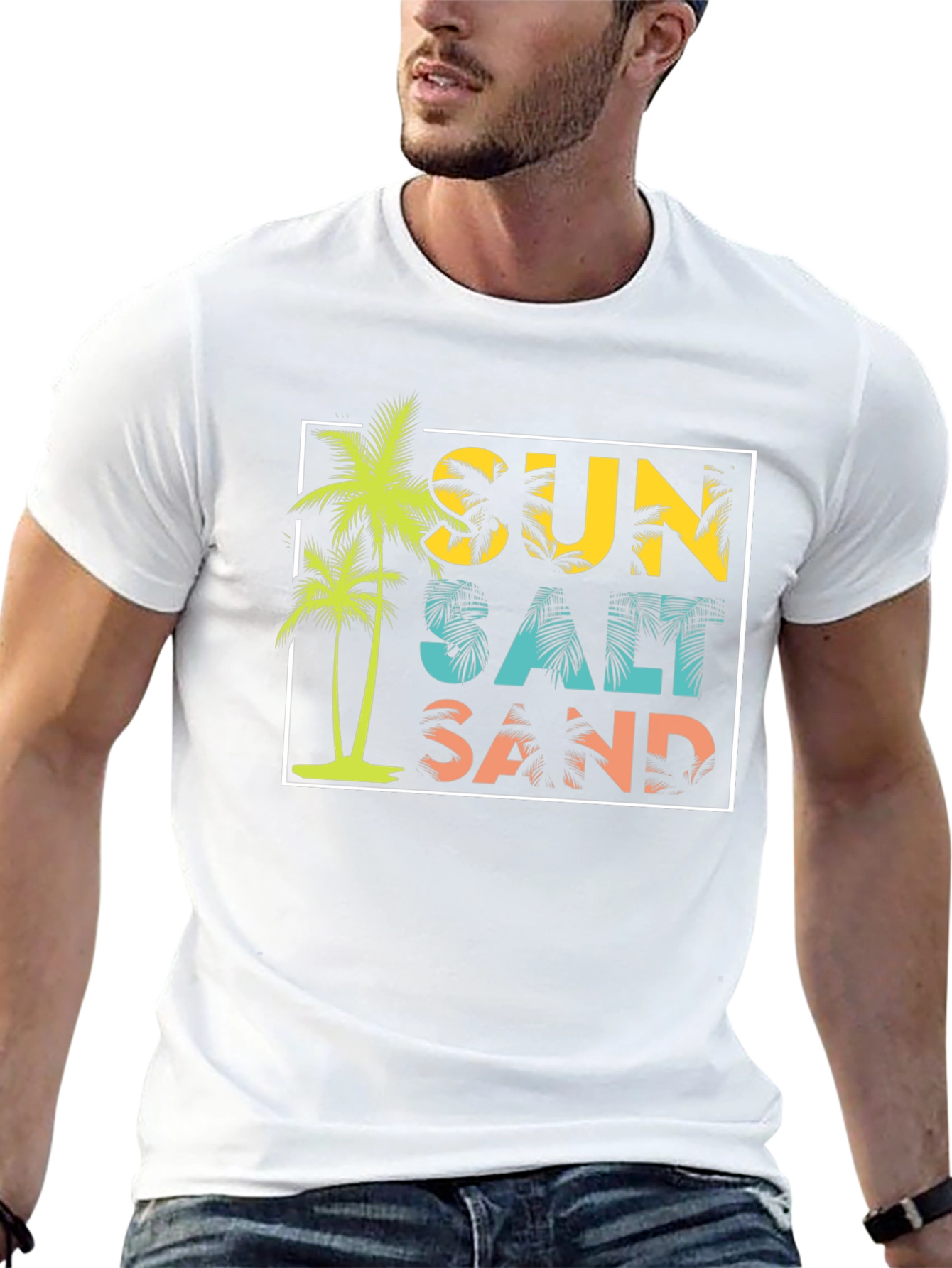 Sun Salt Sand Black T-Shirt