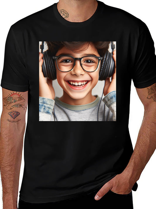 Boy with Headphones T-Shirt