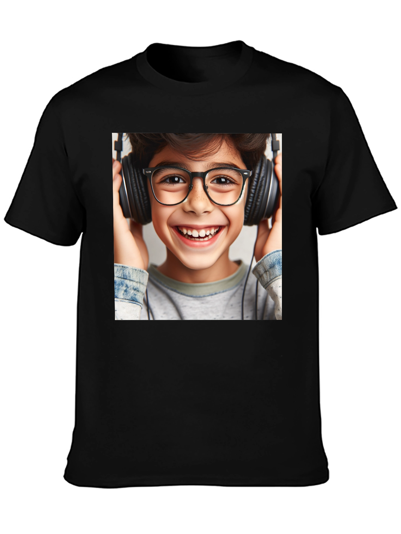 Boy with Headphones T-Shirt
