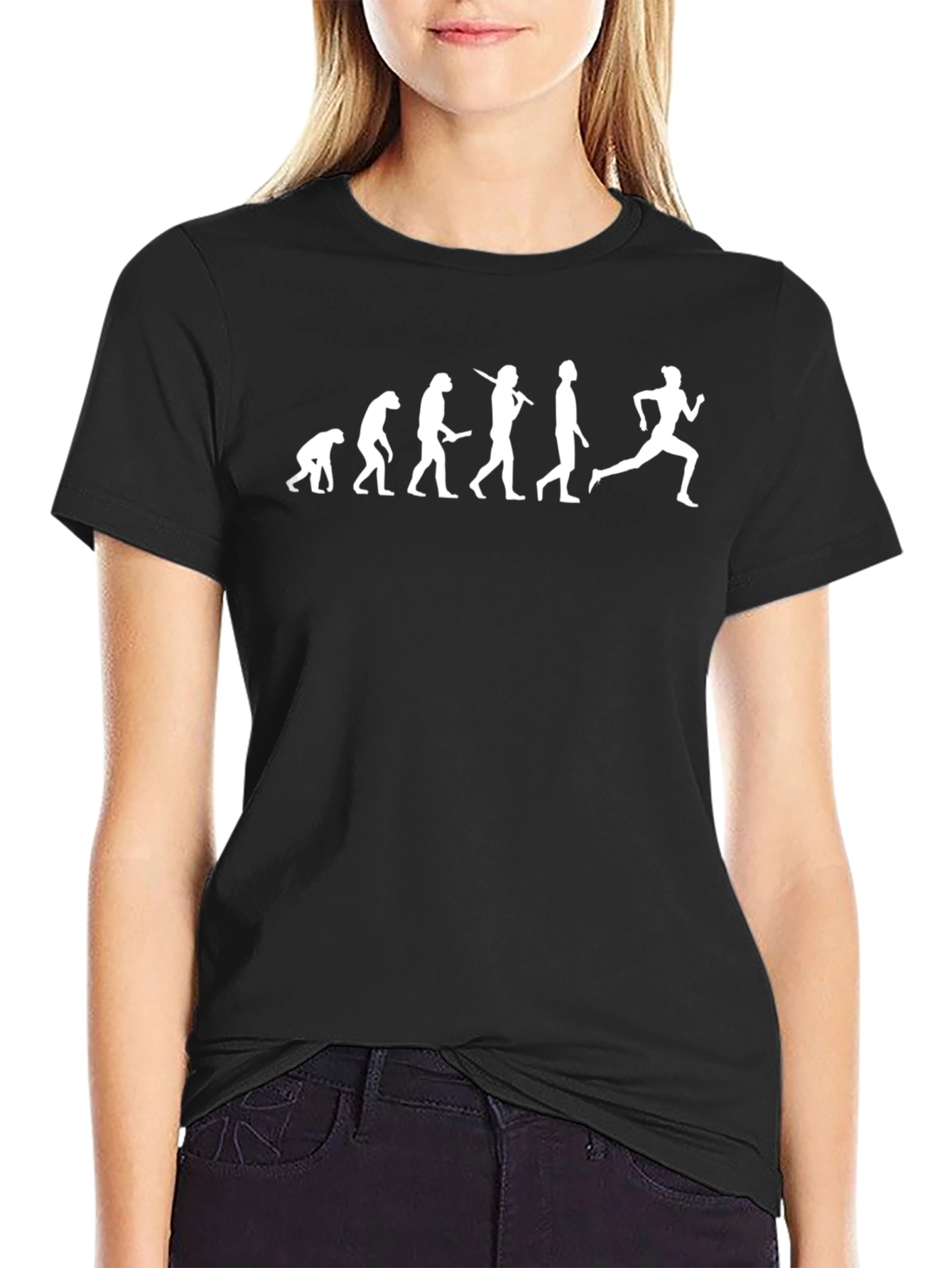 Evolution of Running T-Shirt - Black